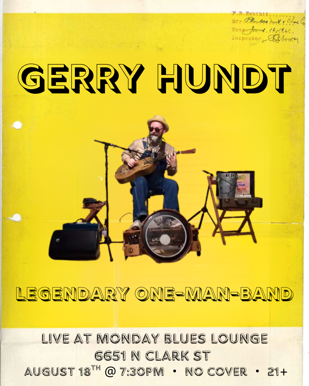 GERRY HUNDT One Man Blues Band