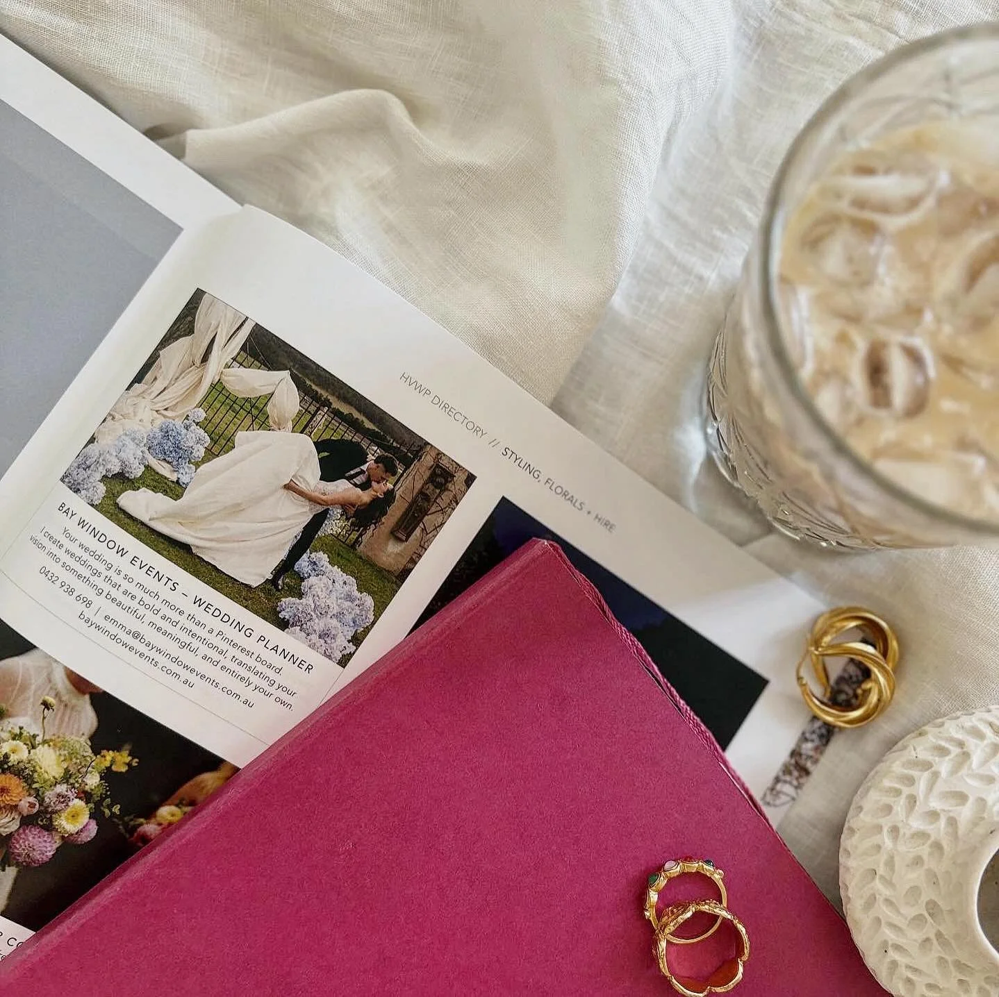 coffee, curating &amp; celebrating 💕✨ a little unfiltered BTS at Bay Bay Window Events.