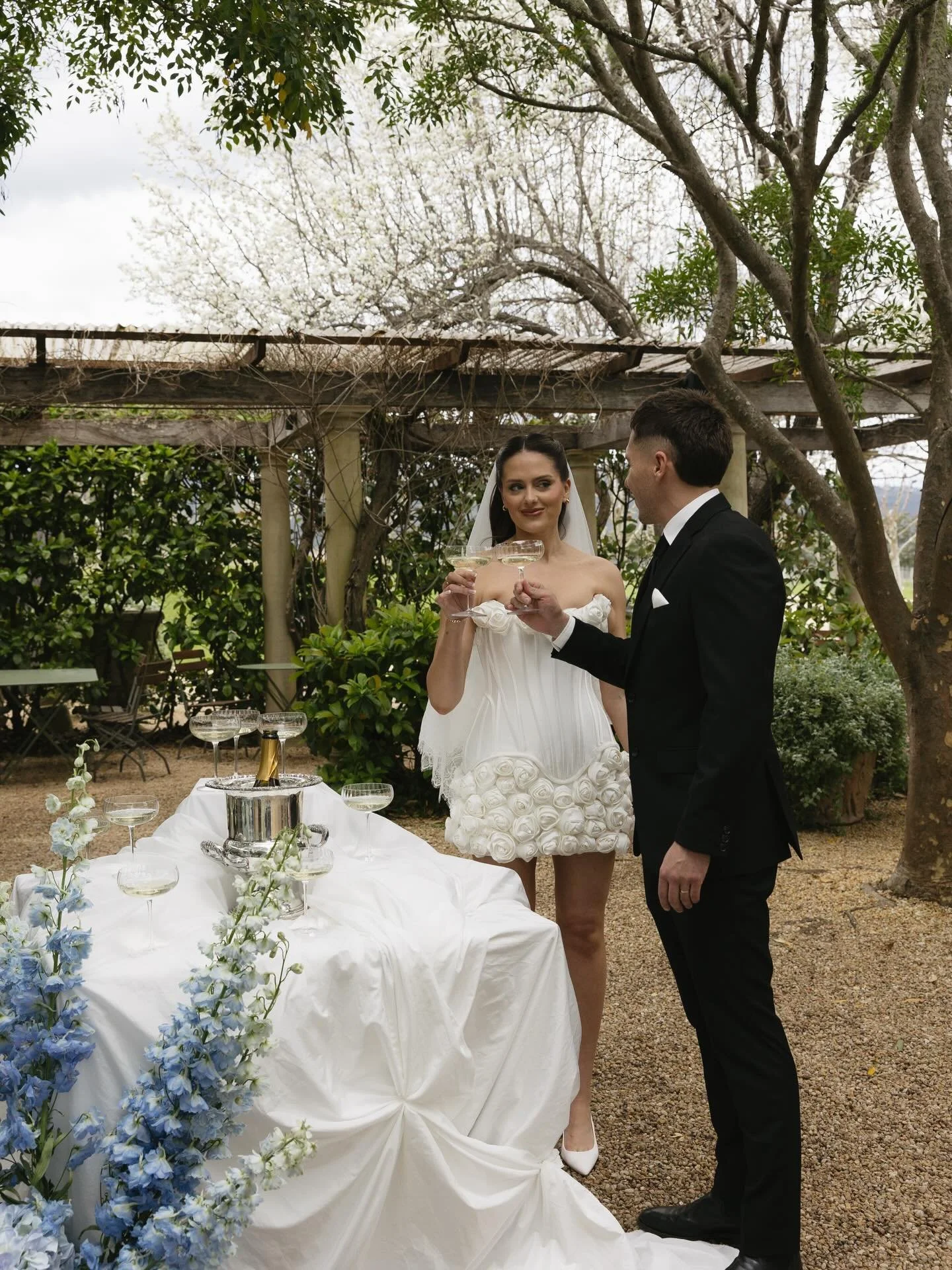 when cocktail hour is the best hour 🤍🩵