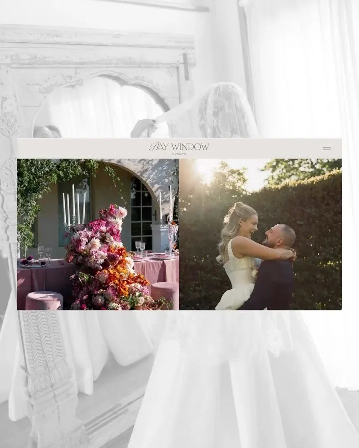 The Bay Window Events website is live, and I could not be more proud of what this space represents 🤍🥹
This wasn&rsquo;t just a redesign for me. It was a deliberate repositioning. Over the last twelve months I have been listening to my clients, to t