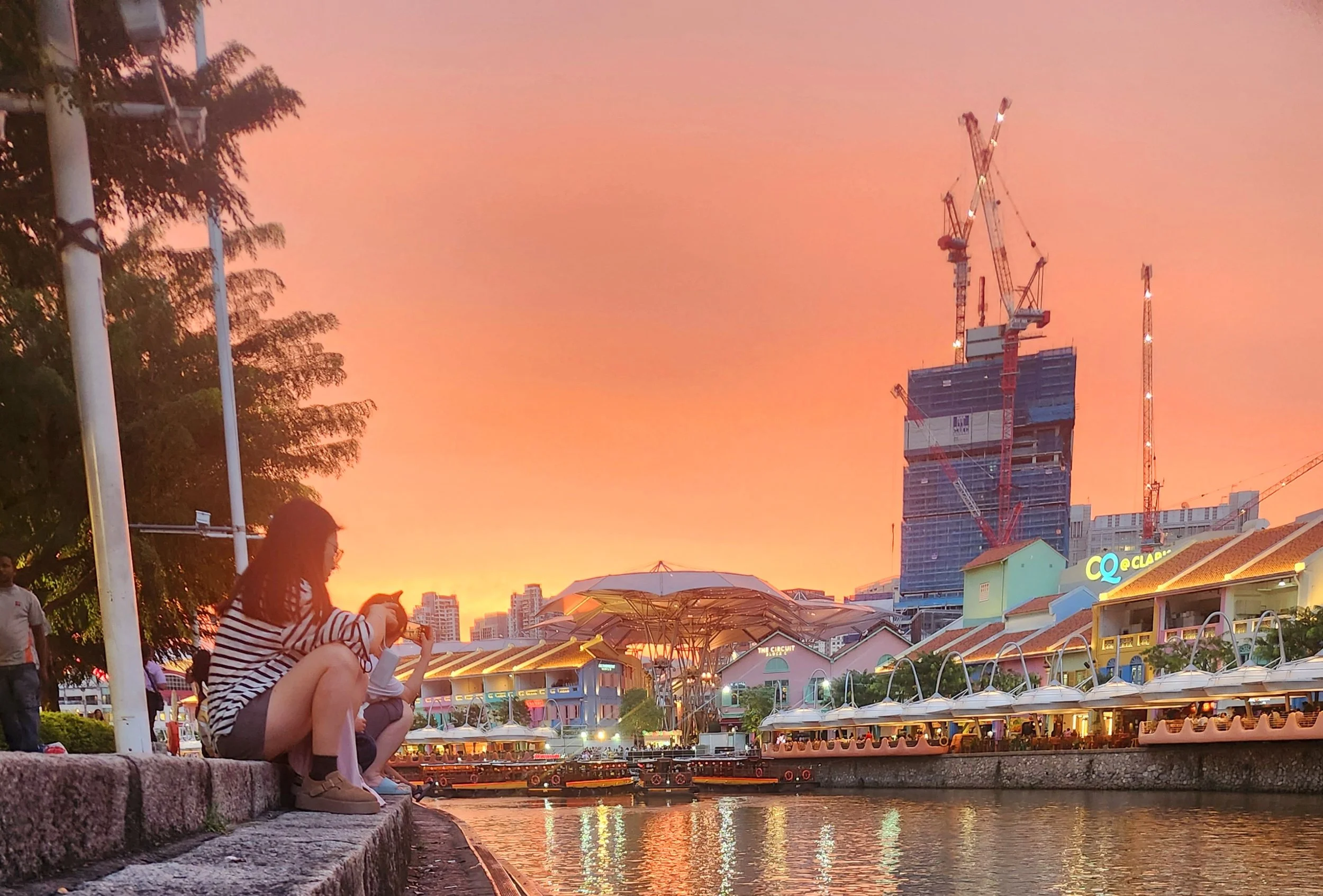 Atrakcje Singapuru: Clark Quay, Singapur.