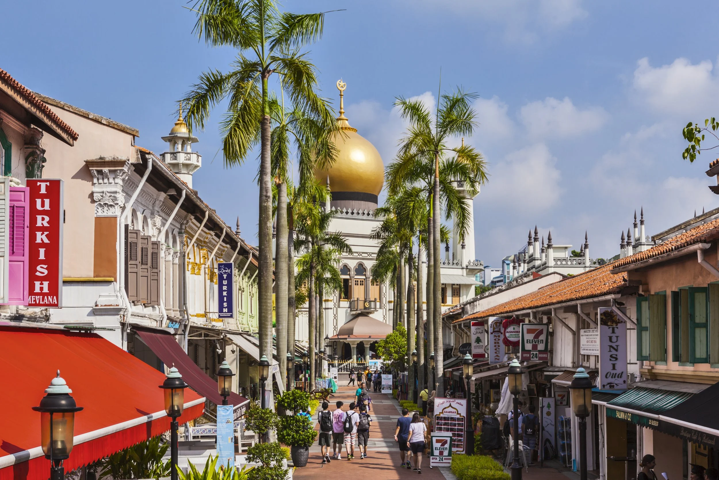 Atrakcje Singapuru: Chinatown, Kampong Glam, Dzilenica Arabska, Singapur.