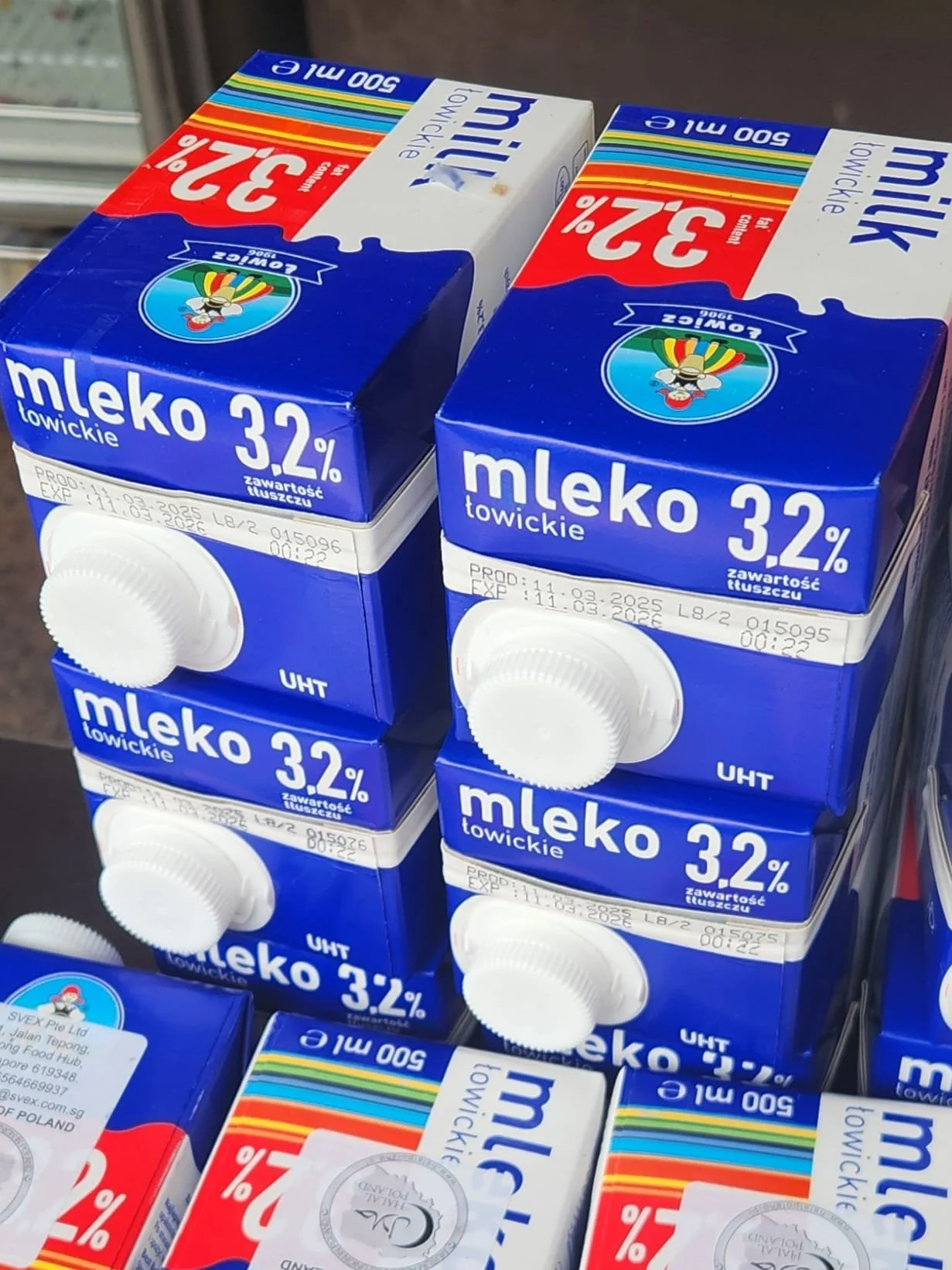 Polski przewodnik Singapur. Polskie mleko. Singapur po polsku.