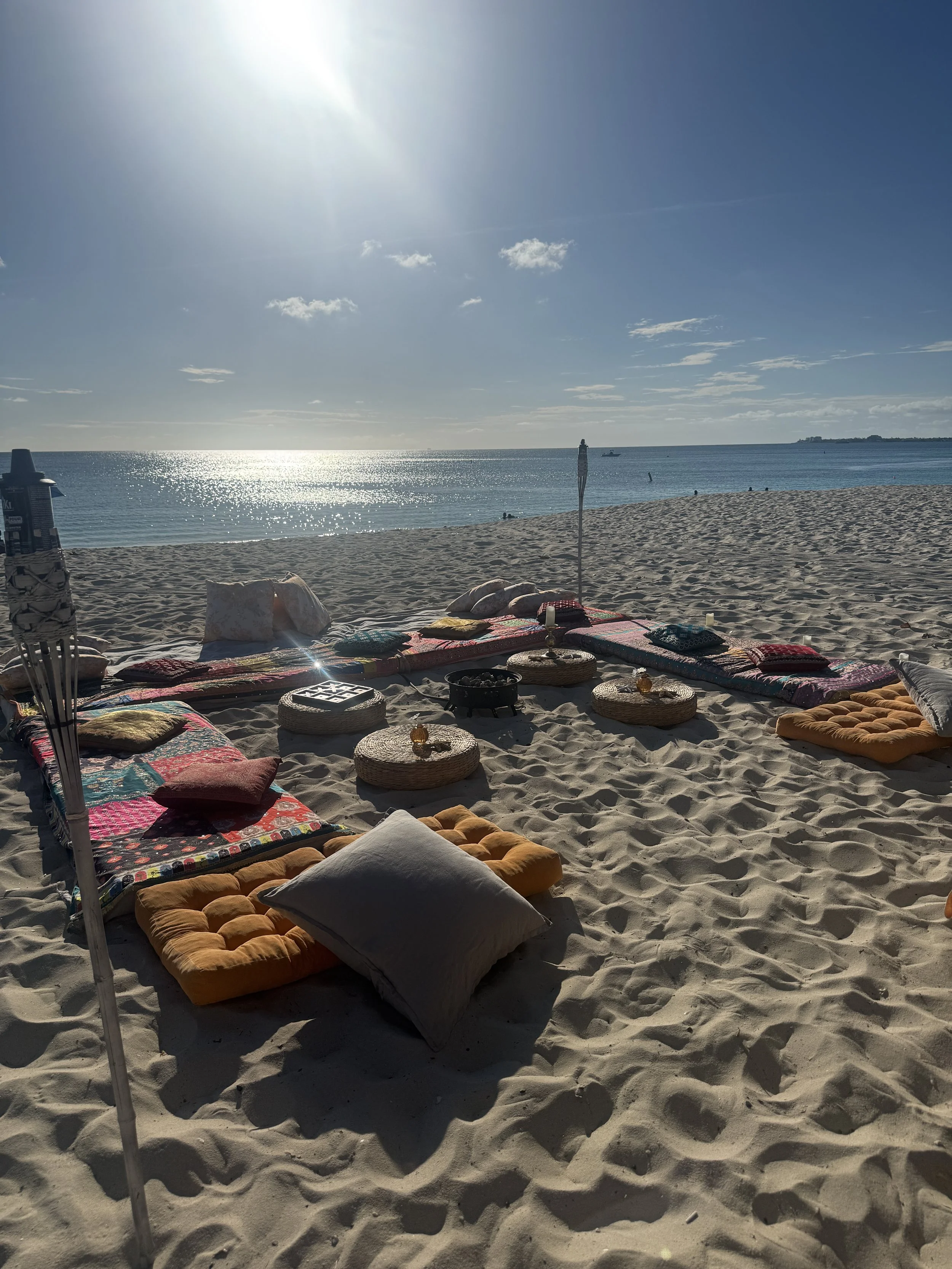 Beach Lounges by Soirées in the Cayman Islands