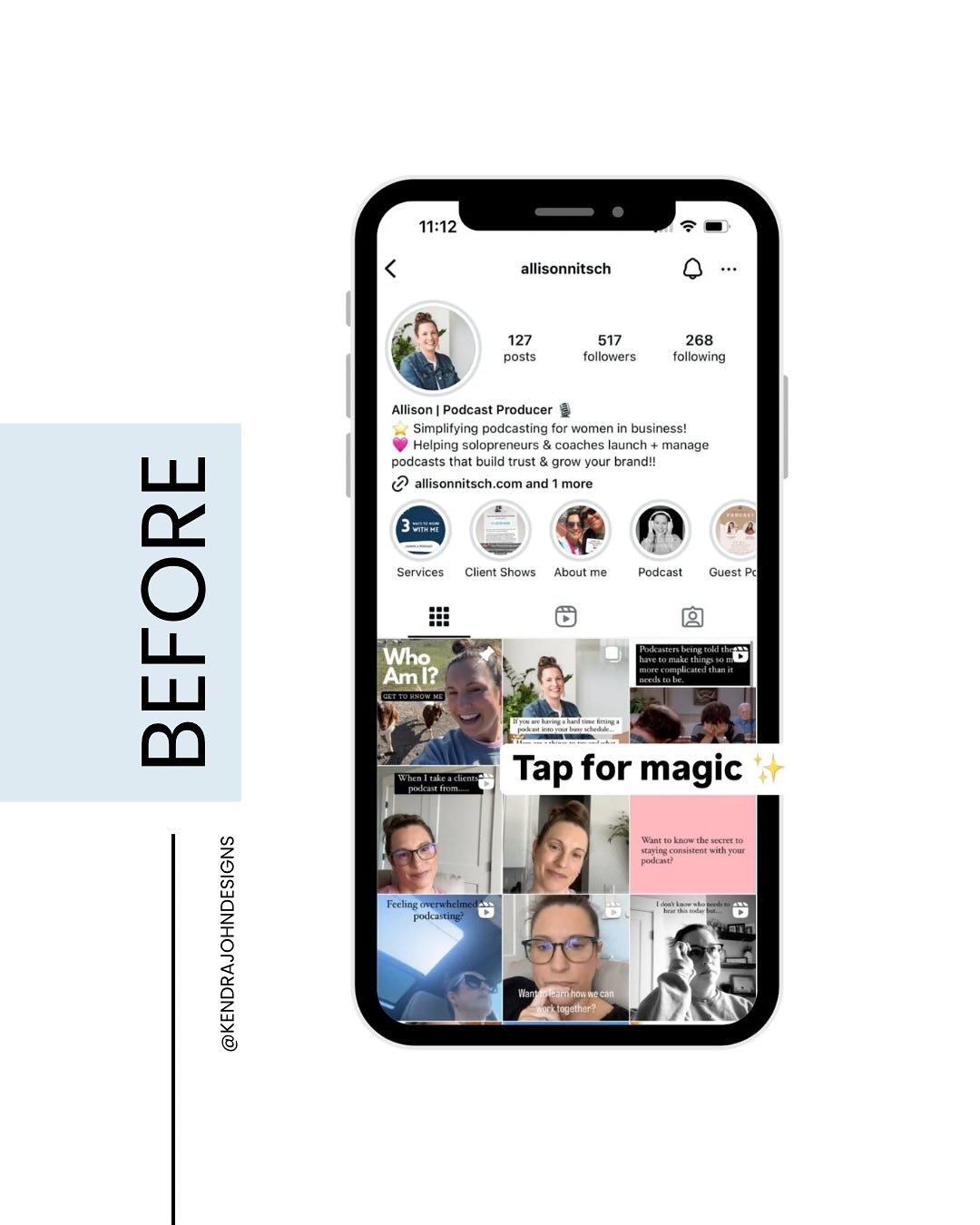 DID YOU KNOW? 👇🏻

My Signature Brand Package includes WAY more than just a pretty logo&hellip; 🤭

You also get a full deck of GORGEOUS, custom-designed Instagram templates 📱
 
Goodbye duct-tapped feed. Hello beautiful. 

AND &hellip;. I don&rsquo