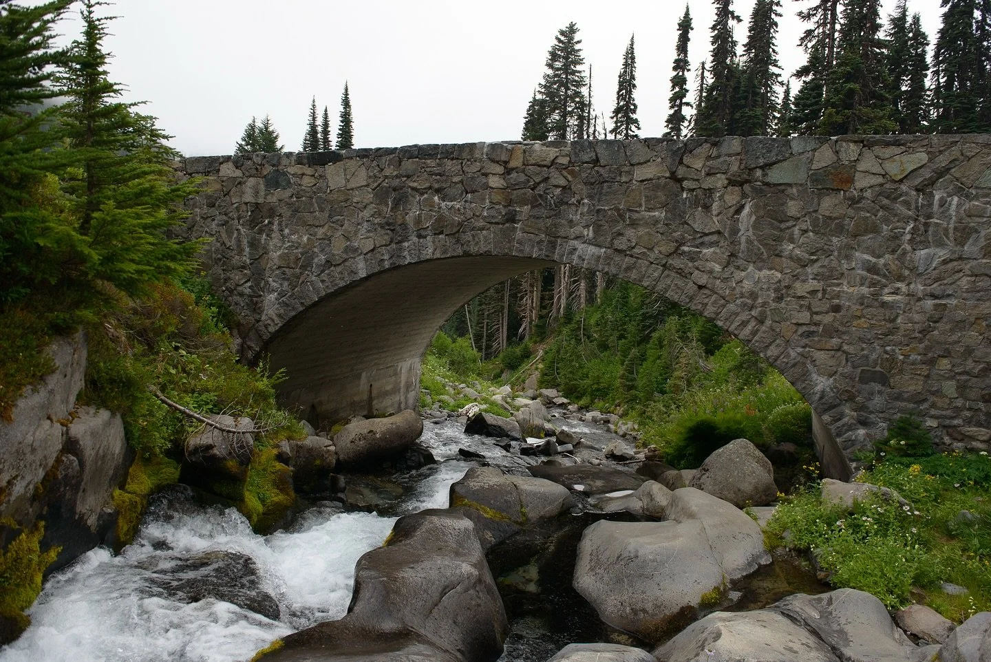 I love getting out of the van and onto the trails, especially at Mount Rainier National Park! PS, one of my favorite waterfalls I&rsquo;ve ever been to is really close to this bridge. Book our Mount Rainier tour and I&rsquo;ll promise to take you the