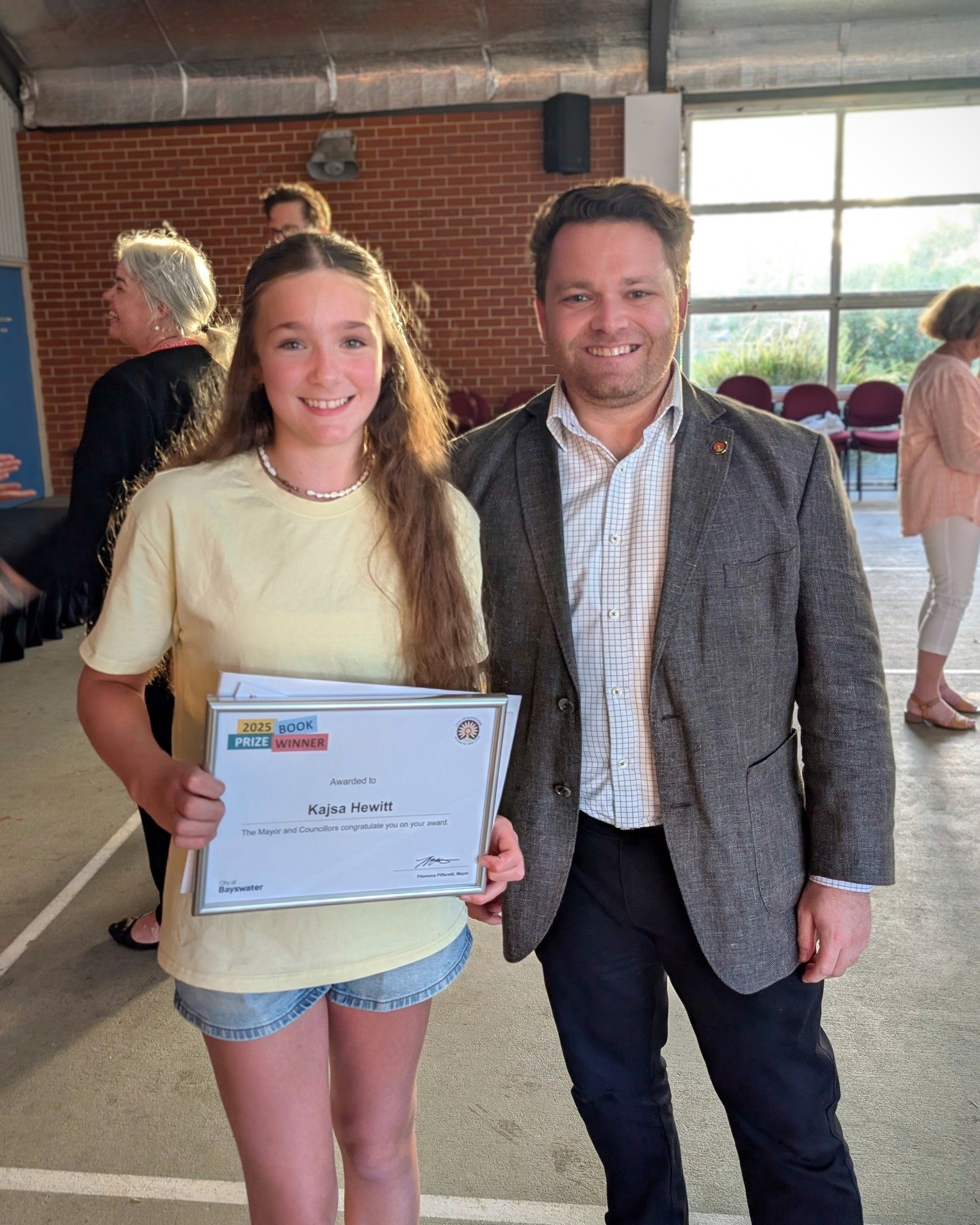 Congratulations to Kajsa, who not only has just graduated Year 6 at Bayswater Primary School, but was awarded the Literacy Award for her excellent results across all areas of English!

Kajsa fluently reads and comprehends texts well above her expecte