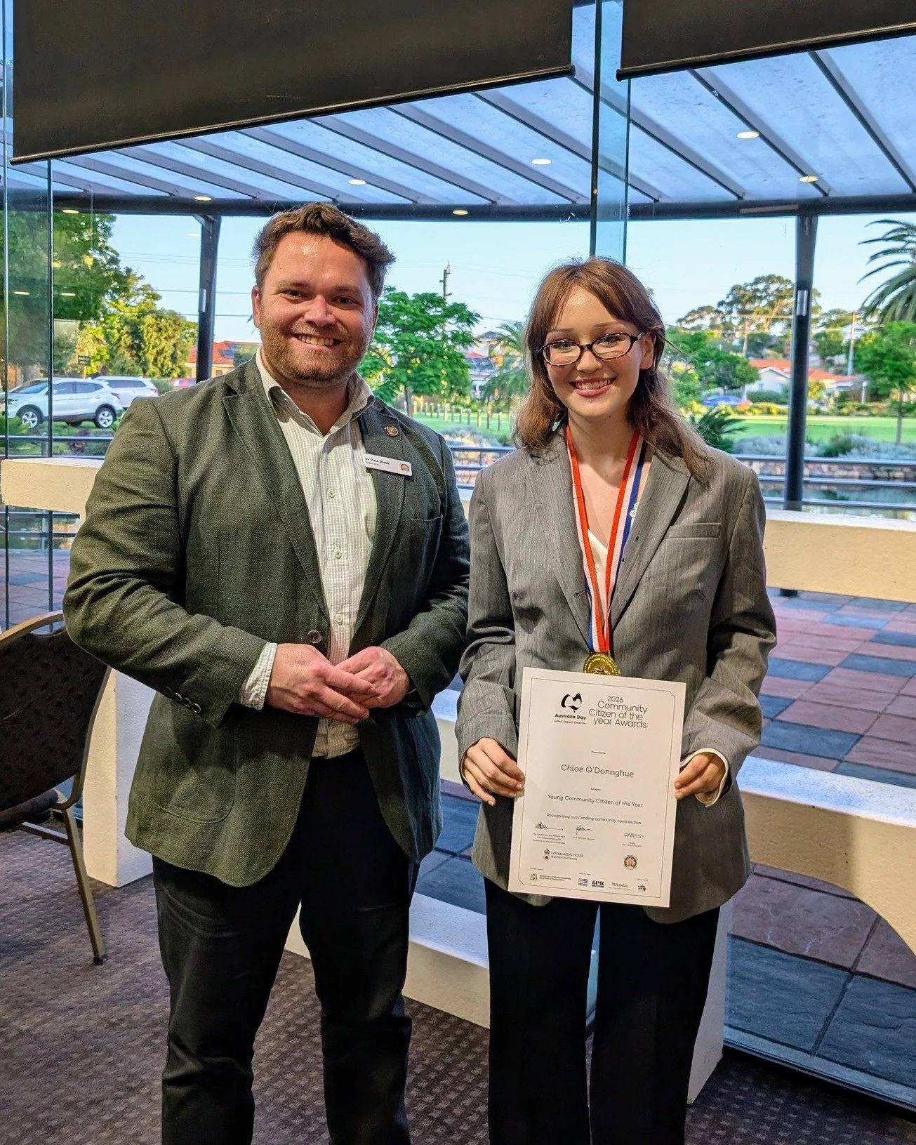 🥇 YOUNG COMMUNITY CITIZEN OF THE YEAR 🥇

From one young person (well, the youngest currently-serving Councillor) to another - congratulations to the @cityofbayswater 2026 Young Community Citizen of the Year, Chloe O'Donoghue!

Only starting Year 12