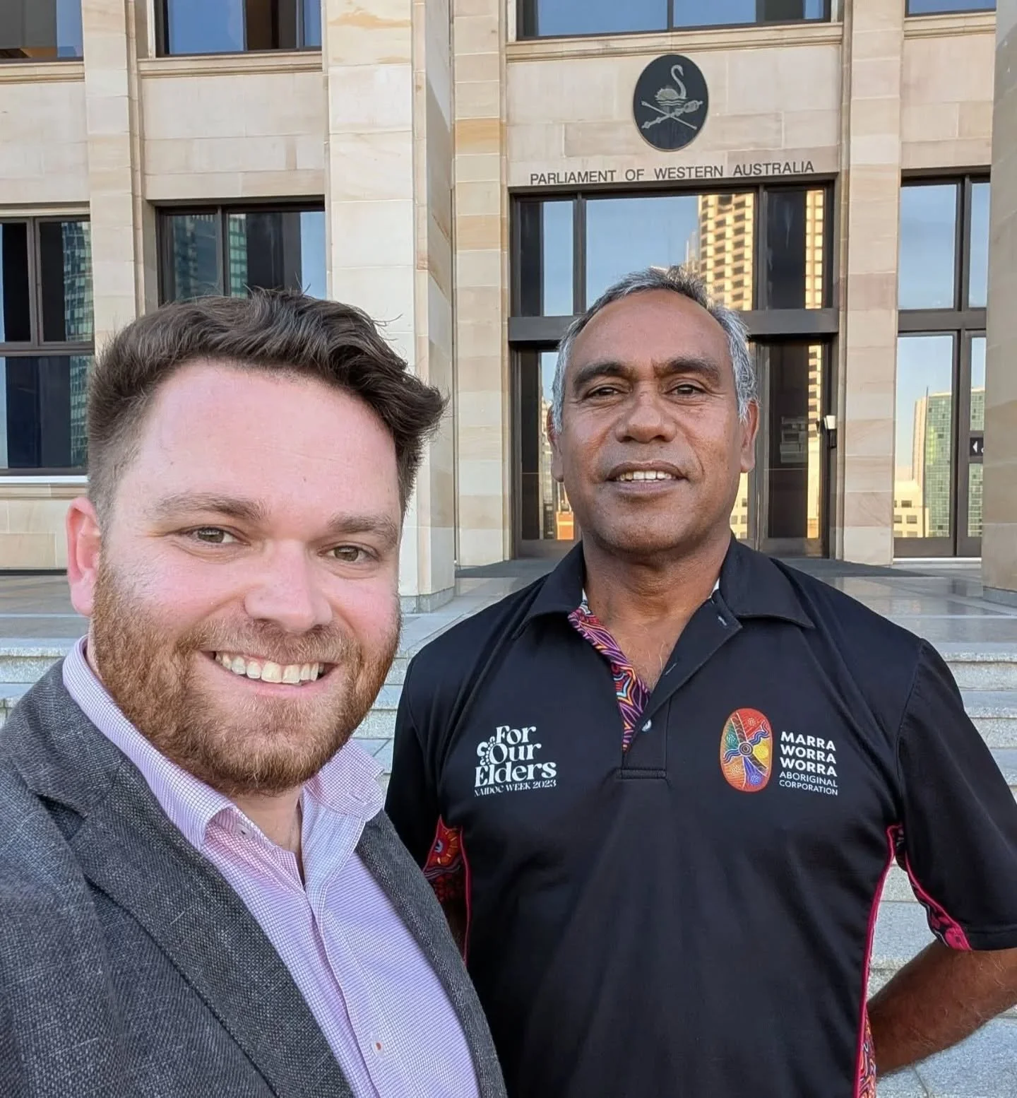 Did you know that many Councillors work full-time in addition to their elected duties? This is a small snapshot of my week in my usual nine-to-five job.

This week I've been working with Peter Murray, Walmajarri man and Chief Executive Officer of the