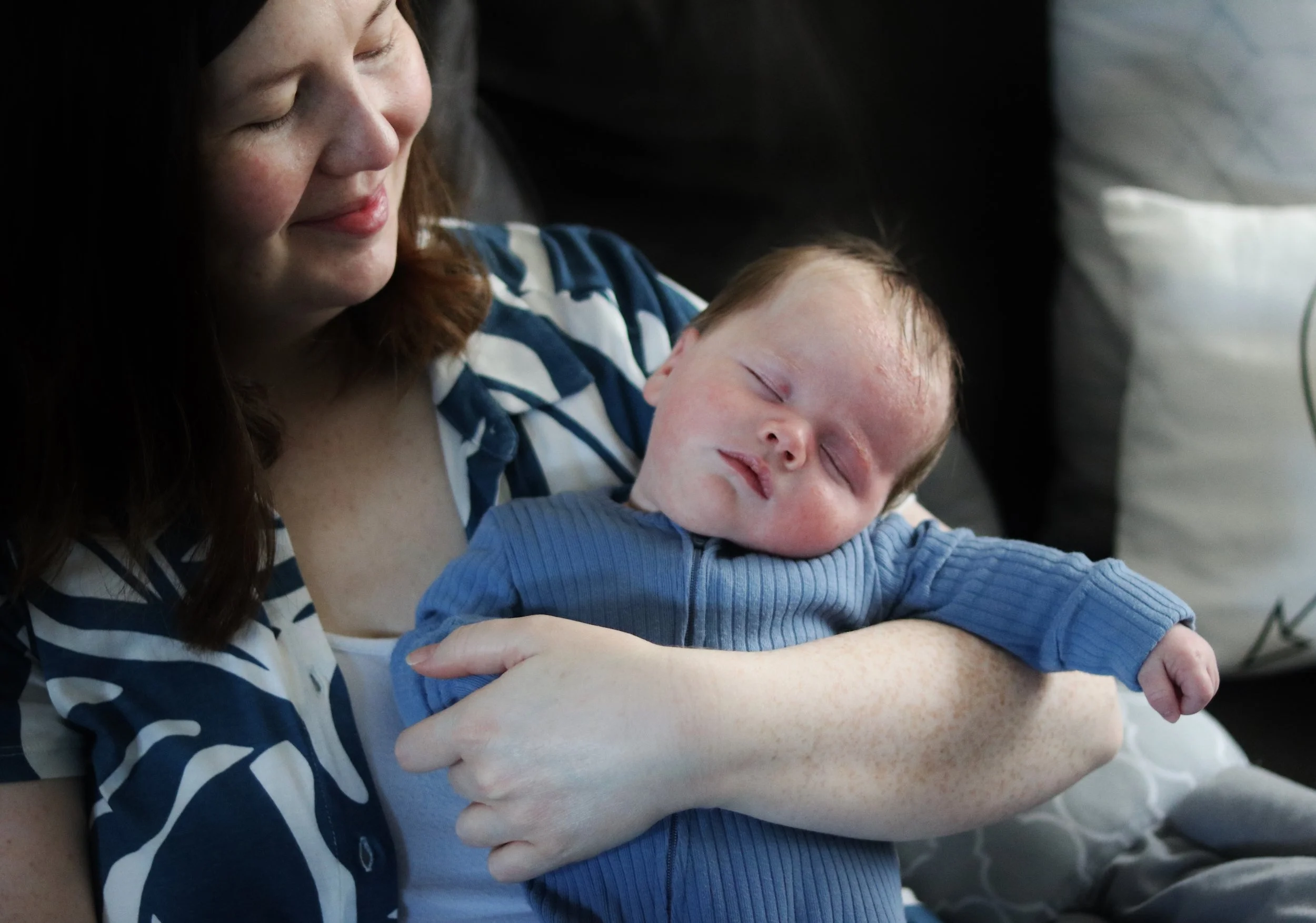 At-home Glasgow newborn photography session