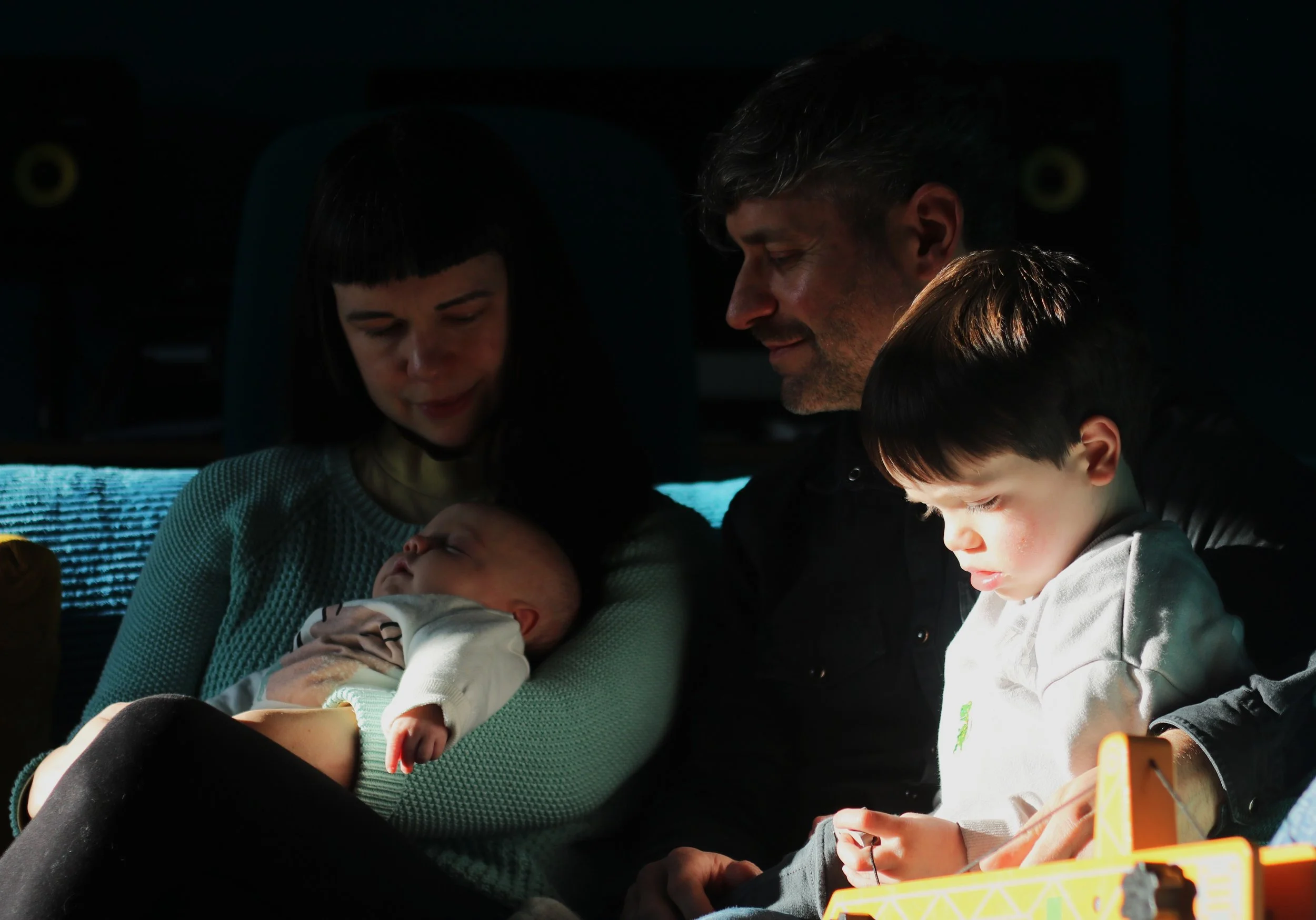 Natural newborn photography Glasgow southside