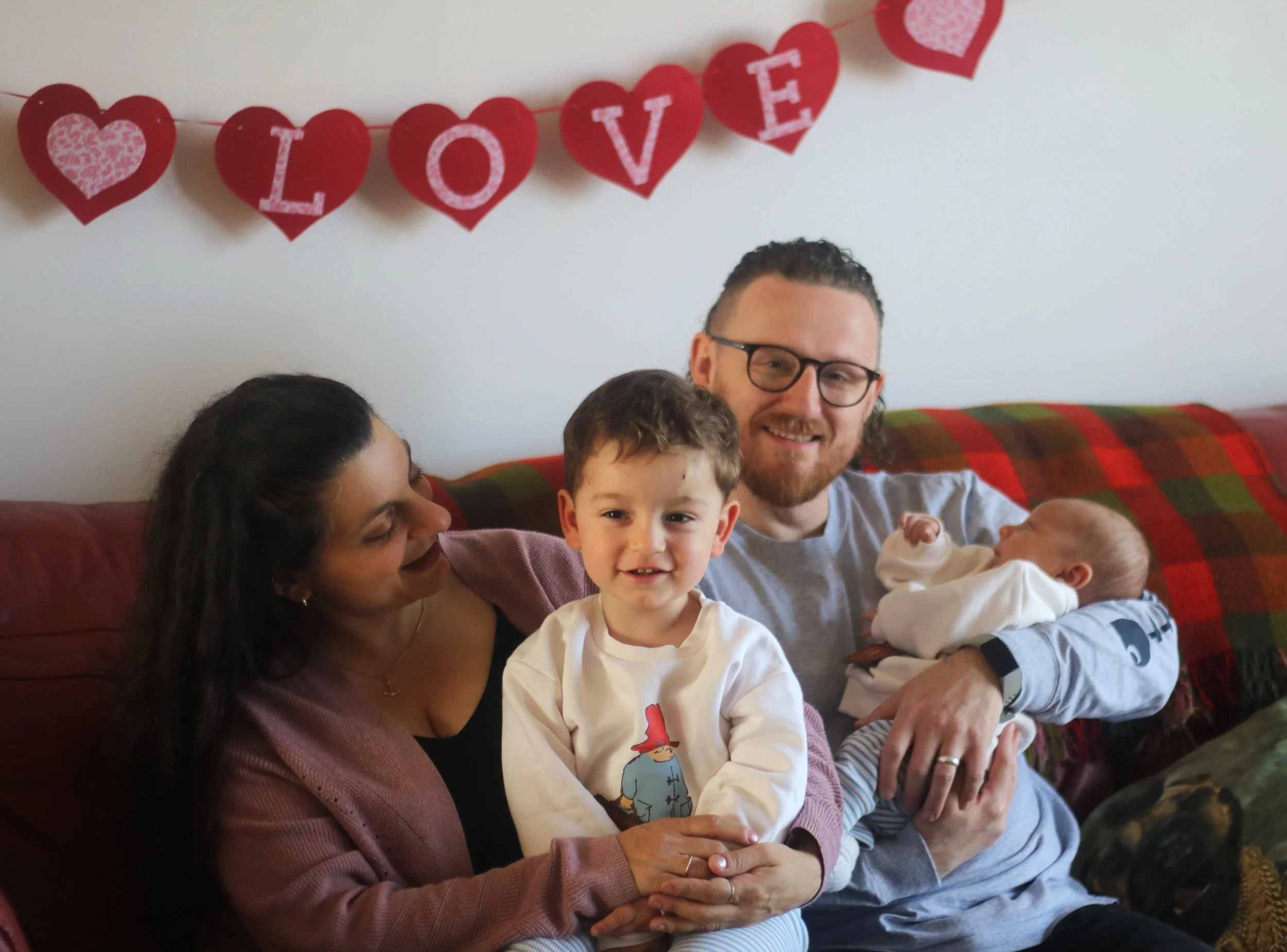 Natural newborn photography Glasgow southside