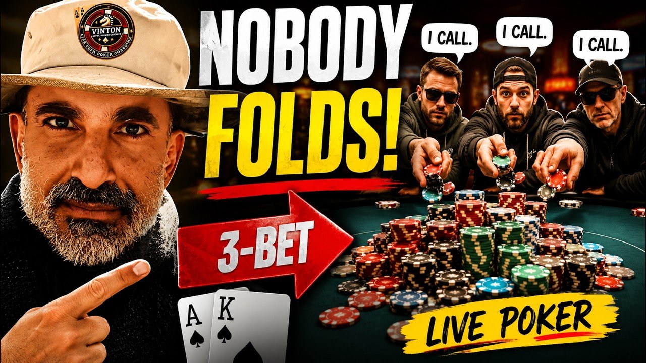 Why Nobody Ever Folds to 3-Bets in Live Poker