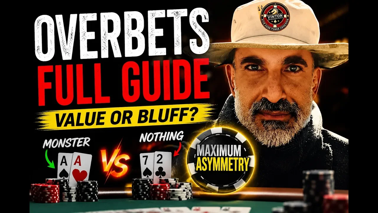 How to Overbet and When in Live Poker (Value &amp; Bluffs)