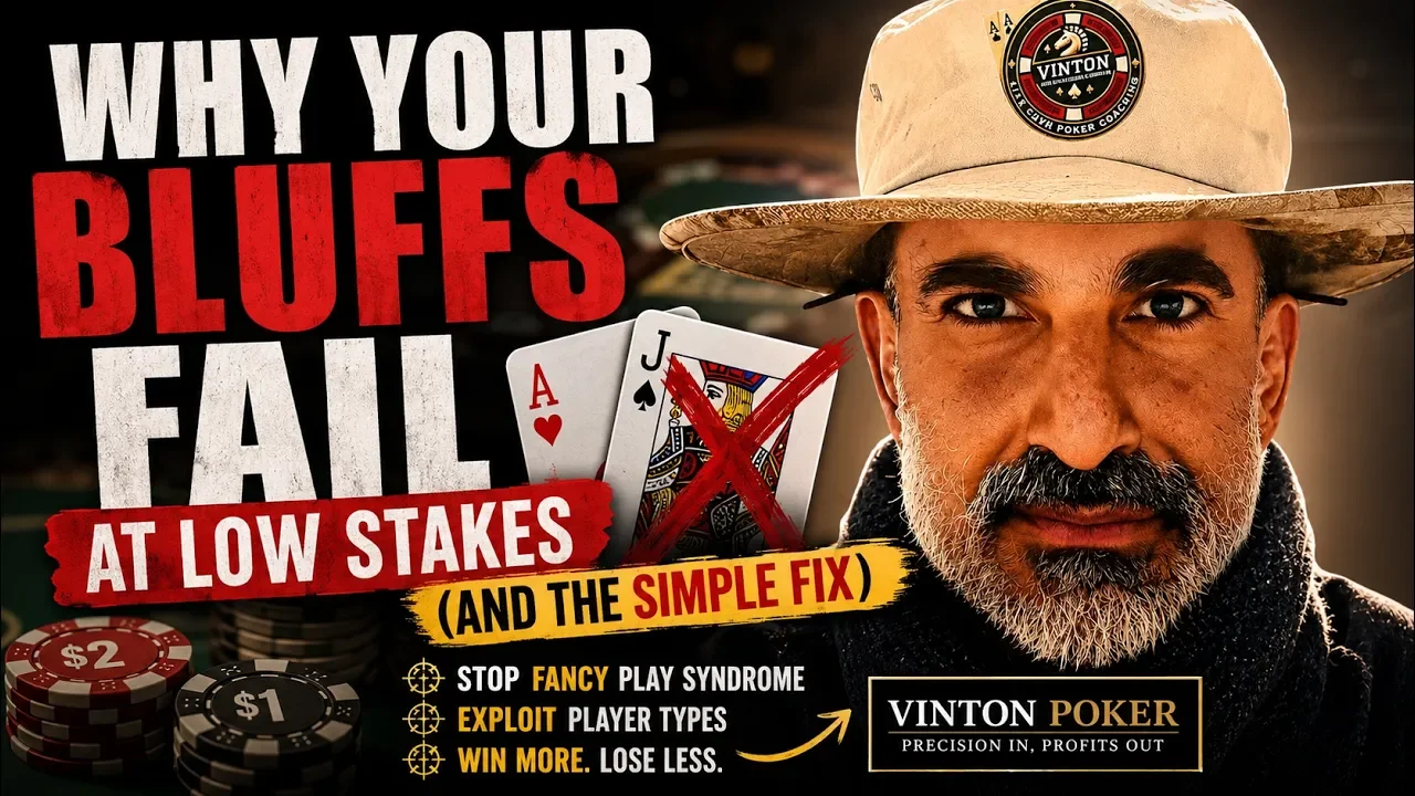 Why Your Bluffs Fail at Low Stakes (and the Simple Fix)