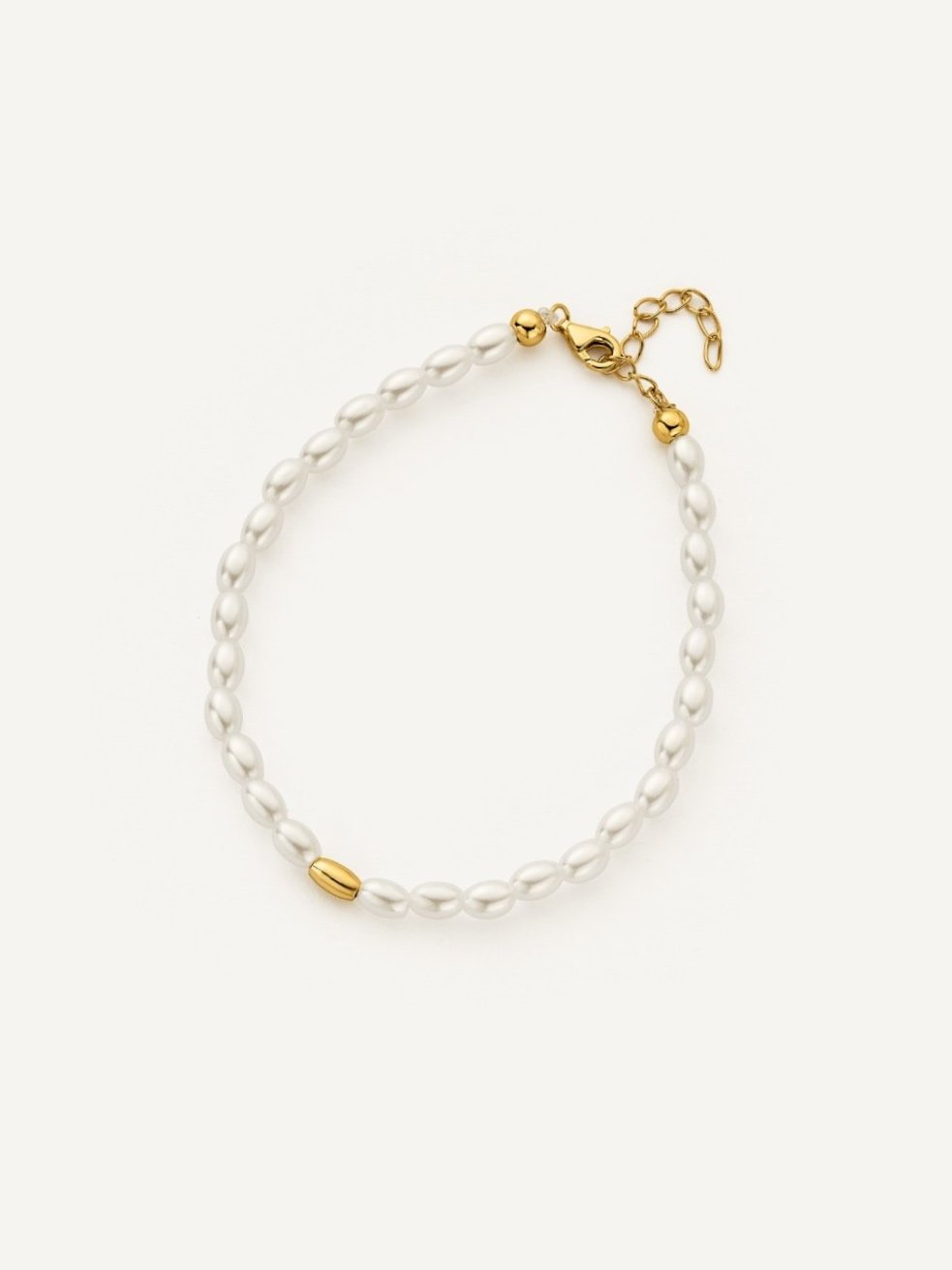 Gold Seed Pearl Bracelet