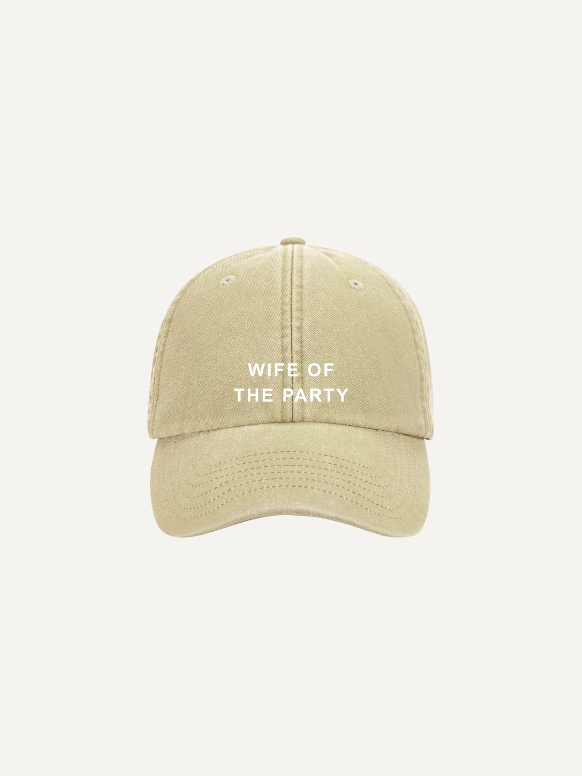 'Wife of the Party' Cap – Sand