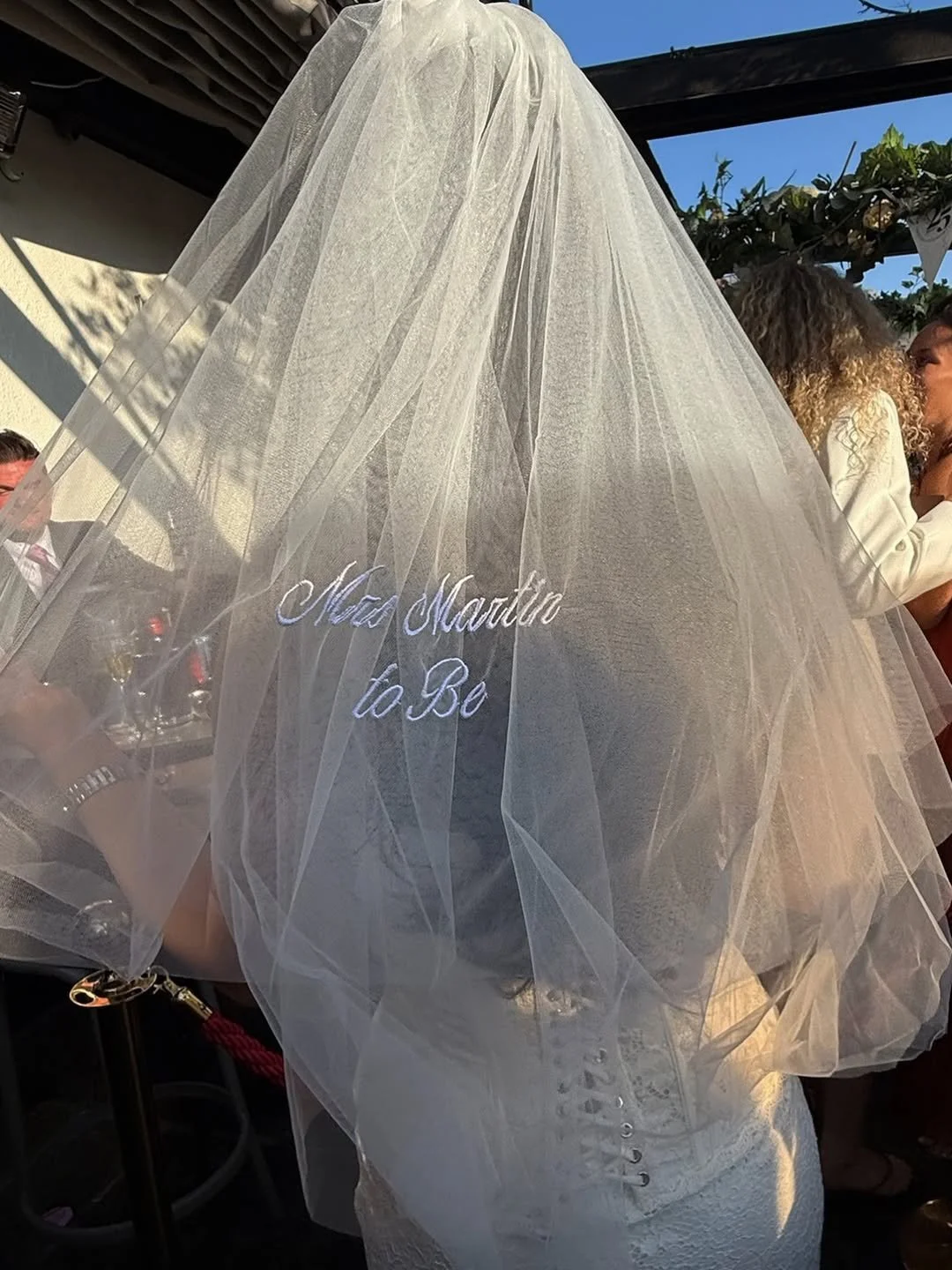Mini Embroidered Double-Layer Veil