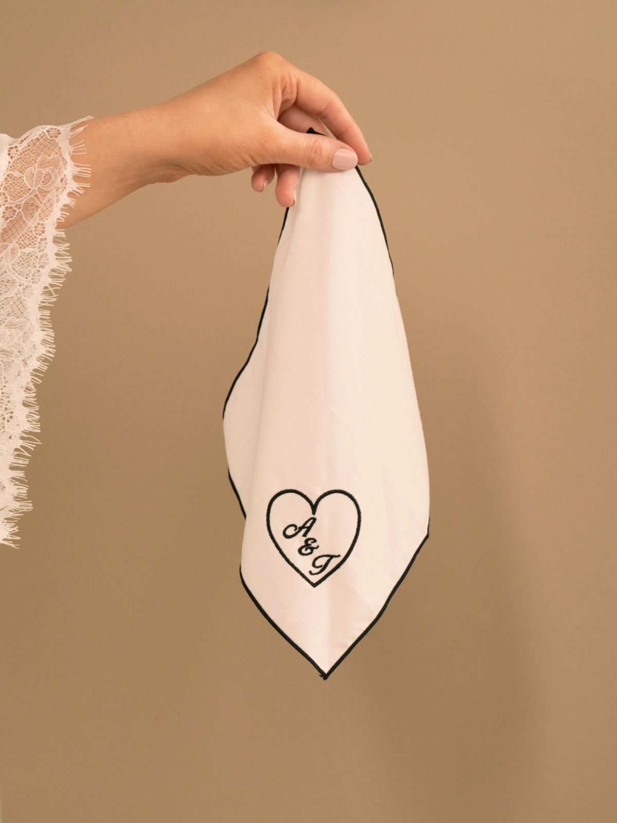 Personalised Initial Wedding Hanky