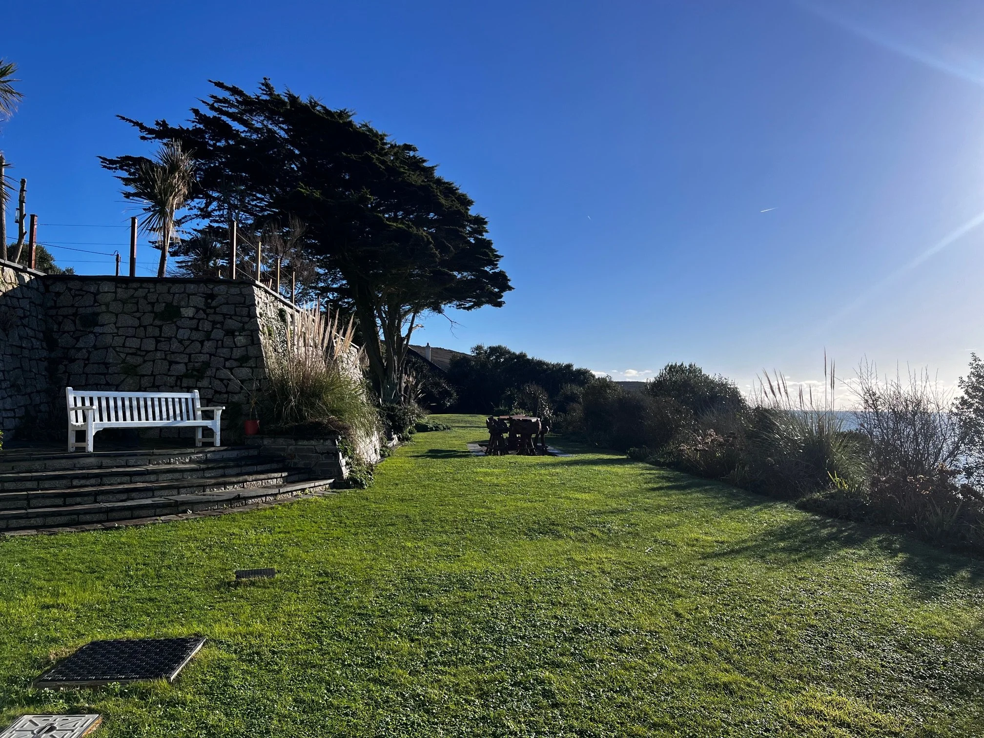 Secure, enclosed grounds ideal for children’s play and dogs