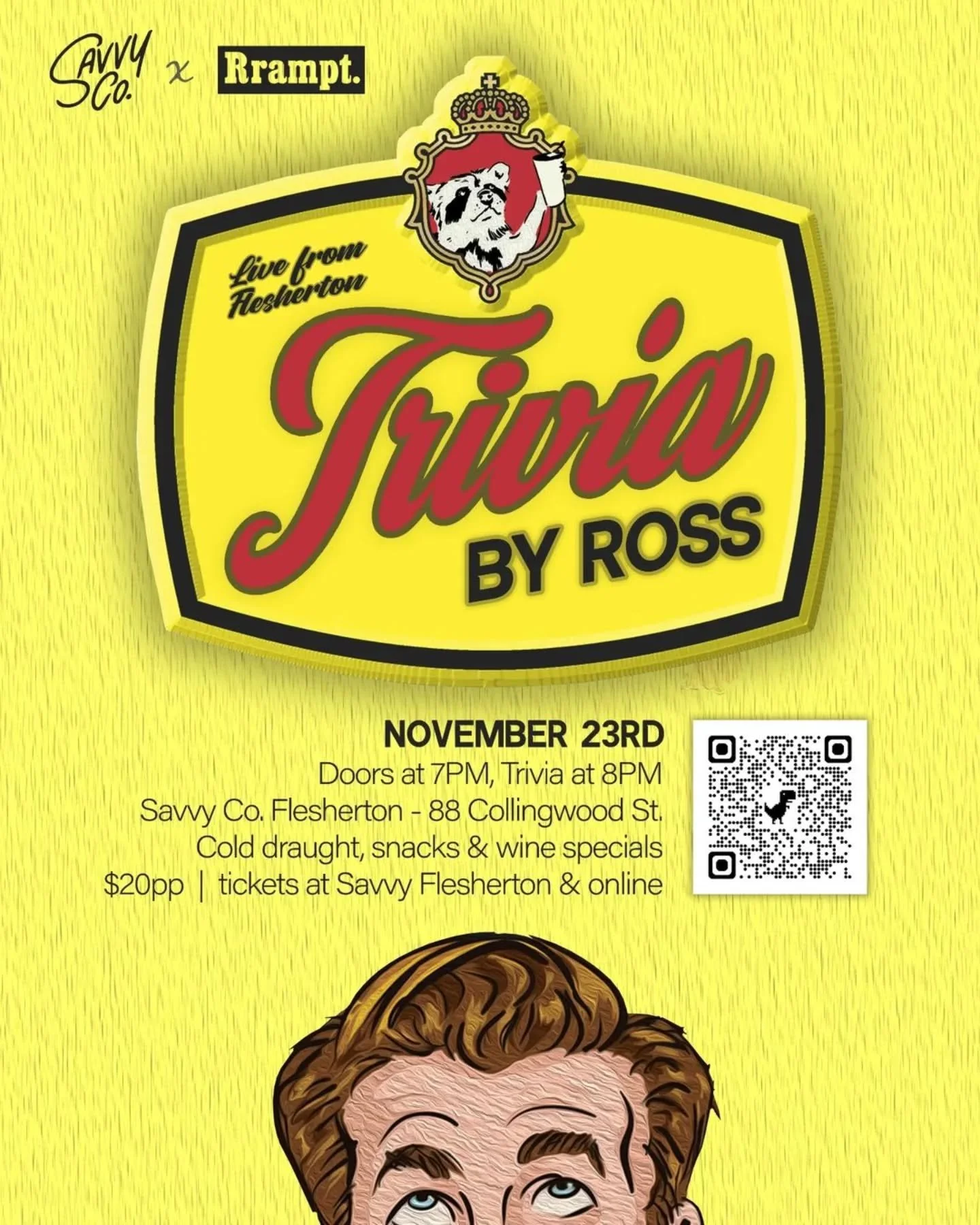 This Saturday, @savvy.flesherton and @triviabyross are putting on a banger evening of trivia at our favourite Quonset Hut in #GreyHighlands 

Join forces with your self-professed intellectual friends and a couple of your pop culture aficionado pals, 