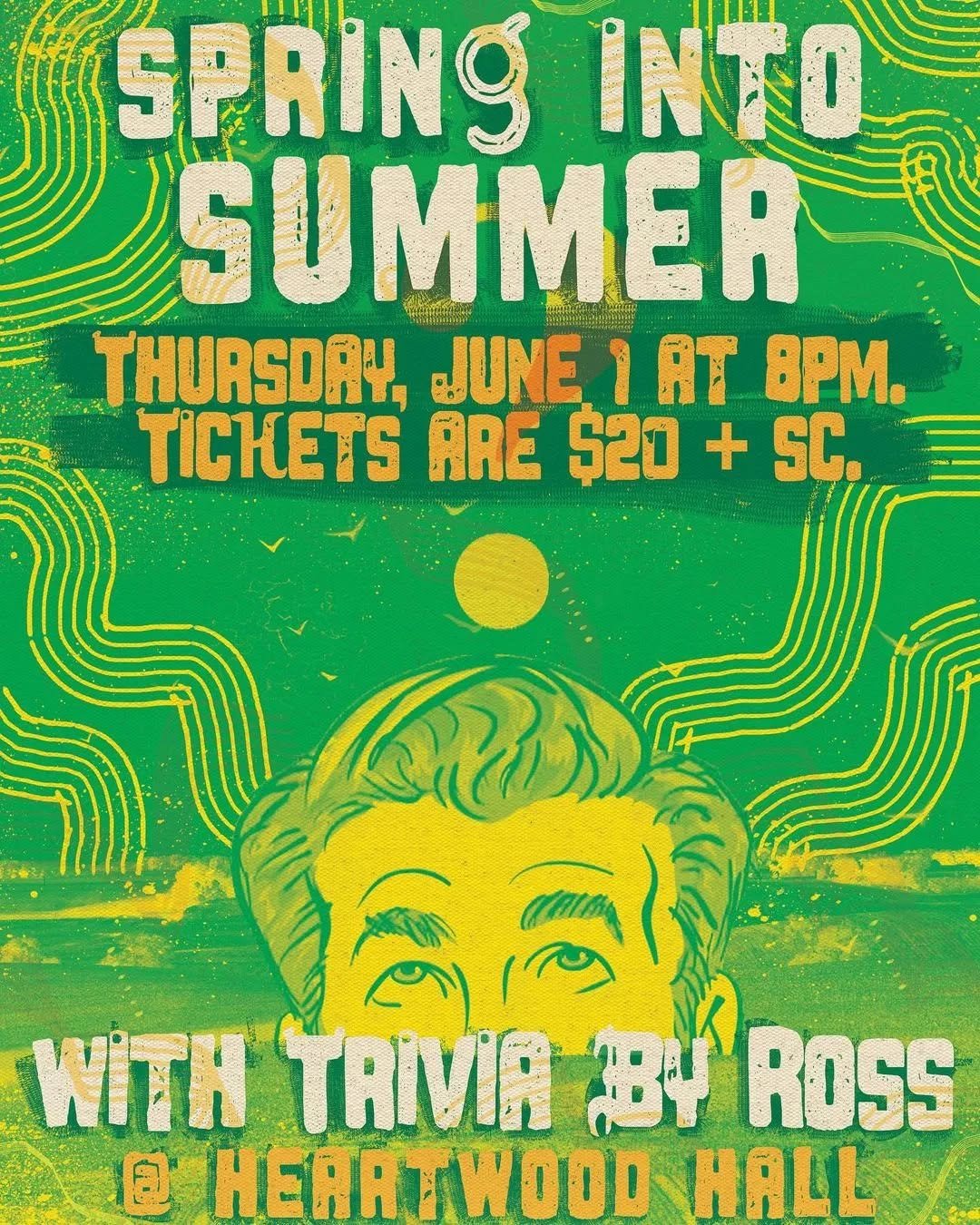 @triviabyross and @rrampt are springing into summer with a healthy dose of competitive spirit and a boatload of British wit. 

Ross will be at @heartwoodconcerthall on Thursday, June 1 and he&rsquo;ll be expecting to see you there. Yeah you. So call 