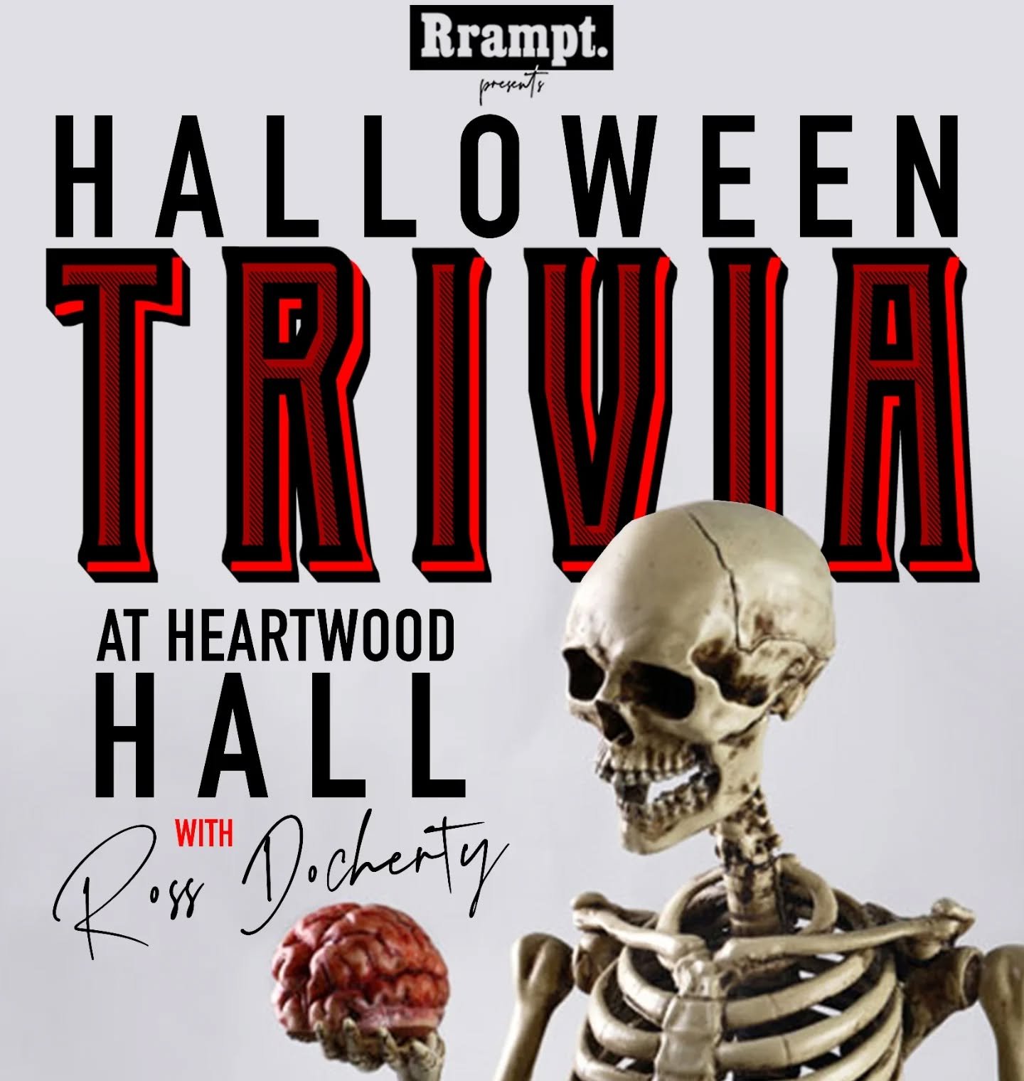 This is going to suck... your blood!

@rrampt&nbsp;Halloween Trivia is back from the dead with&nbsp;@triviabyross&nbsp;at&nbsp;@heartwoodconcerthall&nbsp;on Saturday November 1st! The kids had fun the night before; now it's the grown-ups turn!

Play 