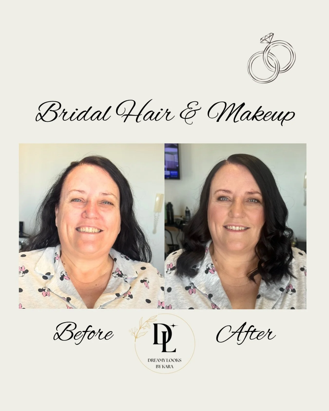 The beautiful Bride Christine ~ Assignment: I don’t wear makeup at all, natural as possible but still bridal as I’m wearing an all sequin pink dress! I got you!!