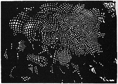 1983 - Der Mosaikelefant I - Zustand 1 - Holzschnitt - 22x31cm.jpg