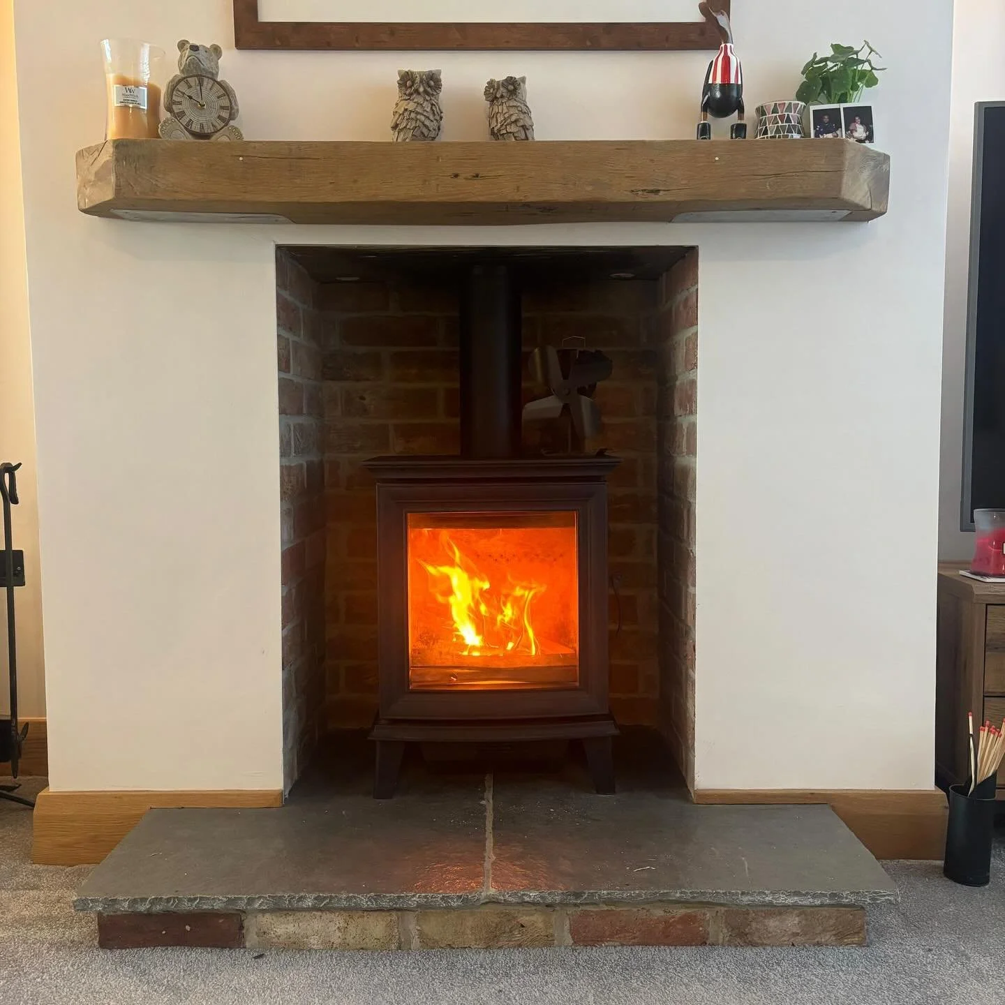 🔥 Nothing beats the warmth of a properly installed stove.
Another cosy setup finished and ready to enjoy.
If you&rsquo;re thinking about upgrading your home heating, drop us a message.