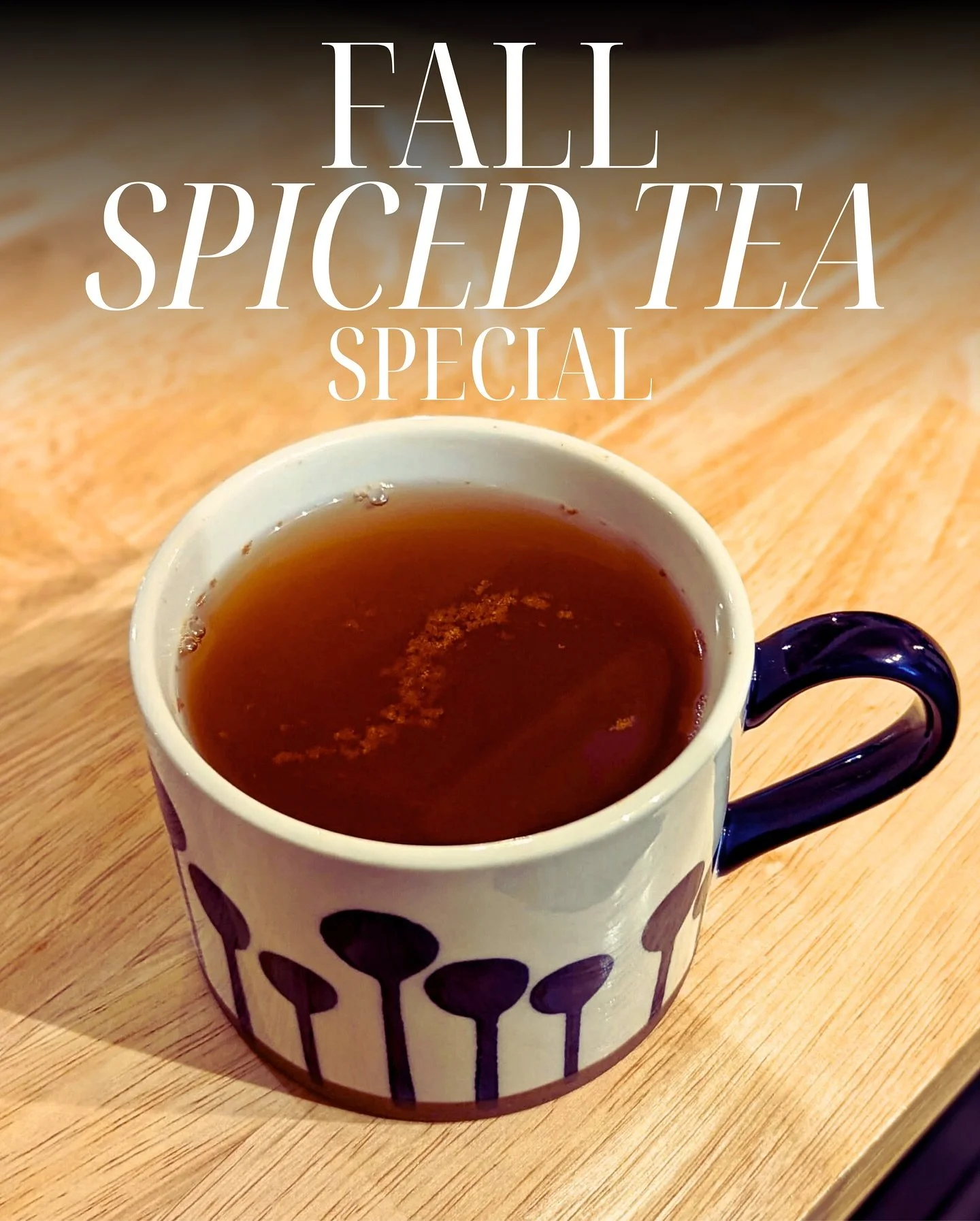 Sip the season! Our Fall Spiced Tea blends chamomile, honey, vanilla, and cinnamon for a warm, comforting cup that&rsquo;s perfect for crisp autumn days. ☕✨