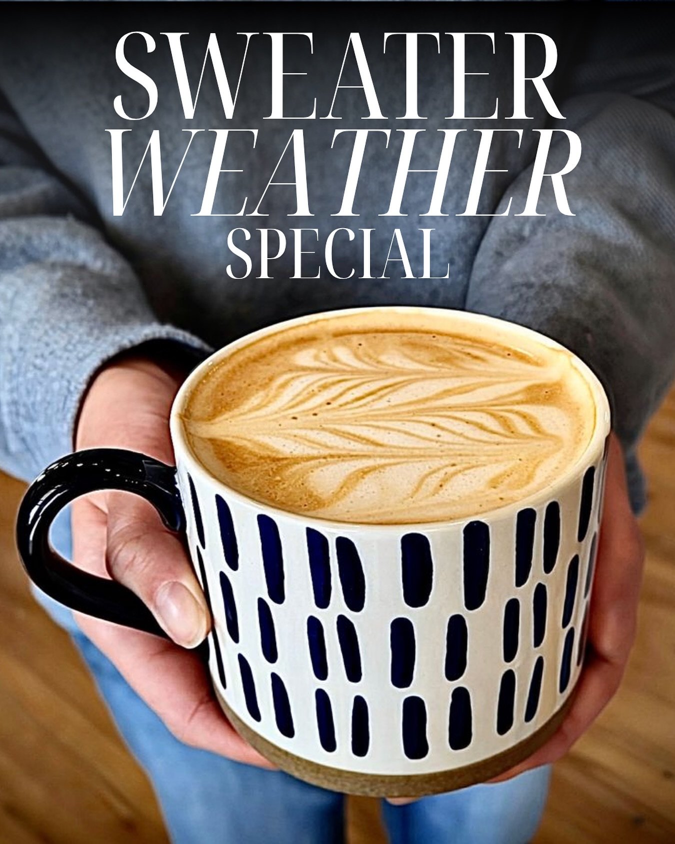 🧣☕️ It&rsquo;s officially sweater weather and we&rsquo;ve got the perfect drink to match! Try our Sweater Weather Latte, a cozy blend of white chocolate and caramel that&rsquo;s as sweet and comforting as fall itself.