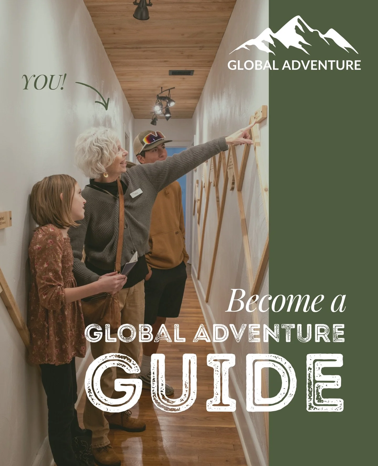 What are you doing tonight at 6 PM? 
You should come to the GO Center TONIGHT for our Global Adventure Guide Orientation.

It&rsquo;s an easy + fun way to serve your community, and the best part? Being a Guide is for the whole family, from teenagers 