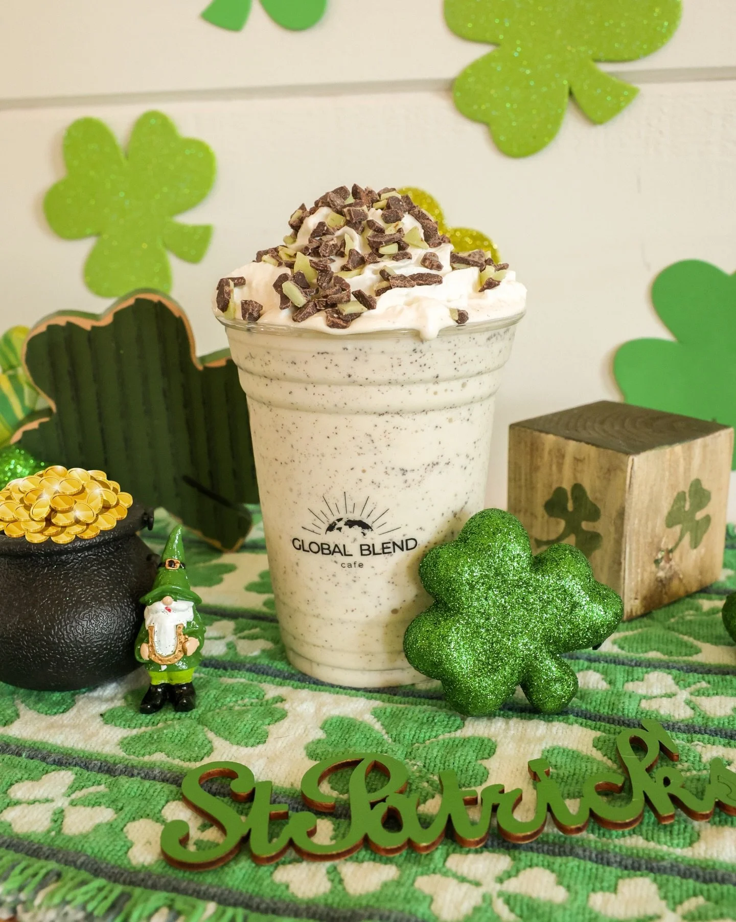 💚 Shamrock Milkshake 
A thick and creamy mint chip shake topped with fluffy whipped cream and crushed Andes mint pieces.

☀️ The perfect shake for the warm weather right around the corner! And the best part? All of our ice cream and shakes are made 