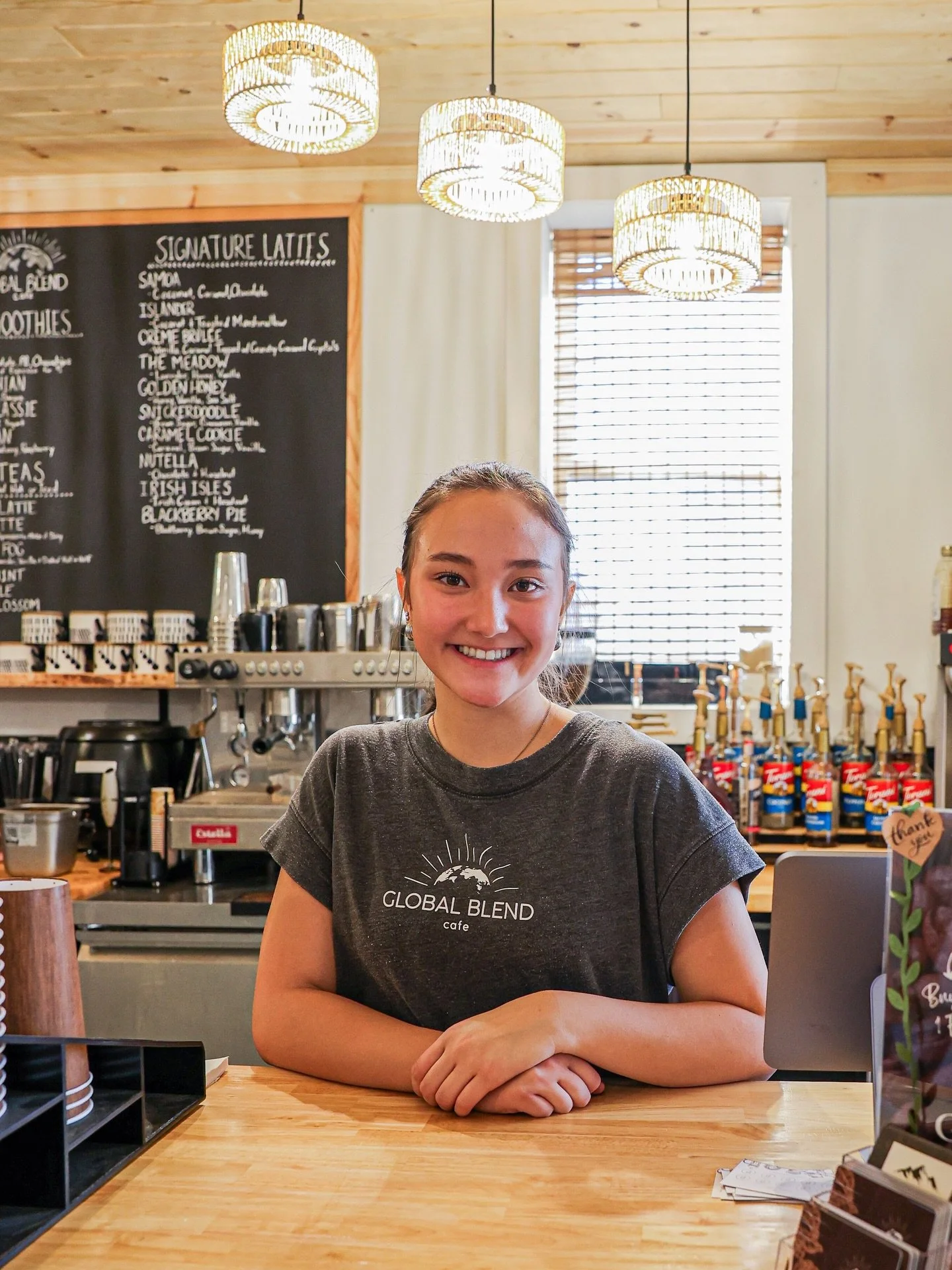 Meet one of our sweet baristas, Savannah! 

&ldquo;I like working at Global Blend to serve others and make delicious food and drinks. Not only to just serve coffee, but to have a positive impact on others and bring glory to God.&rdquo;

 Savannah&rsq