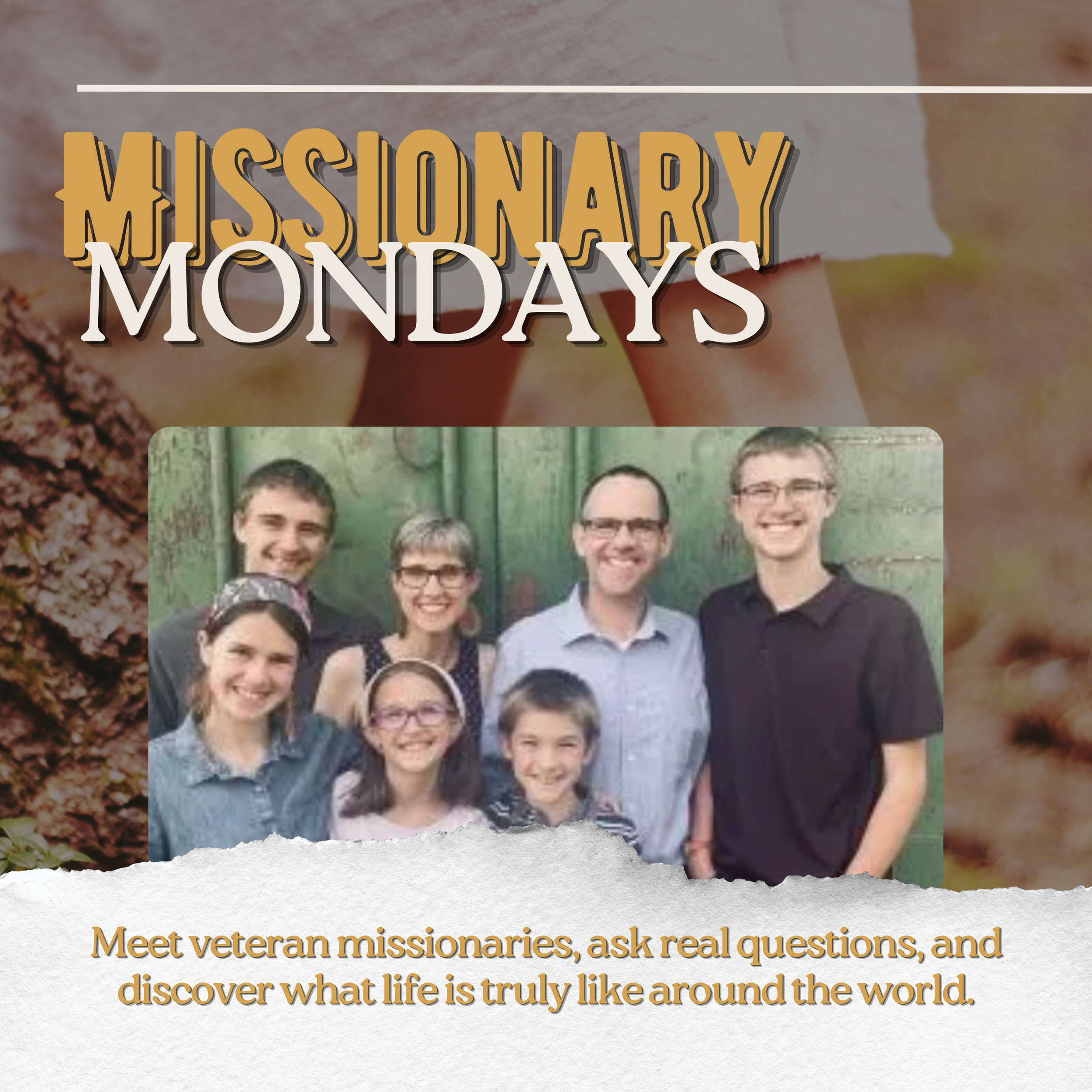 Missionary Mondays with Chris and Christine Kollman - Bulgaria and Ethiopia Missionary and currently leading with SEND international.