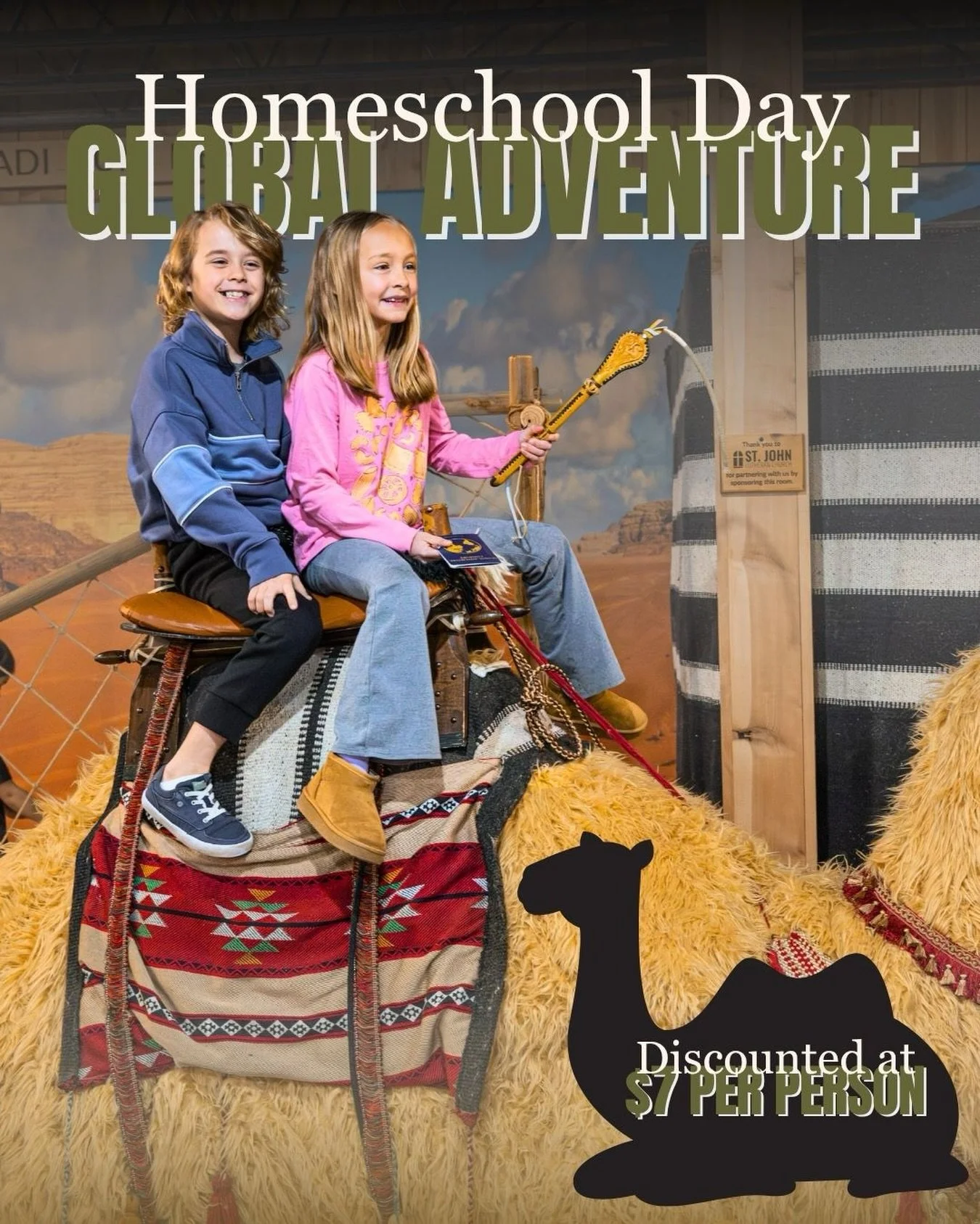 Homeschoolers! Mark your calendar, you won&rsquo;t want to miss this special deal!!

Join us for a fun and educational Homeschool Day on May 18th from 10:00 AM &ndash; 1:00 PM! Spend the day exploring cultures from around the world through interactiv