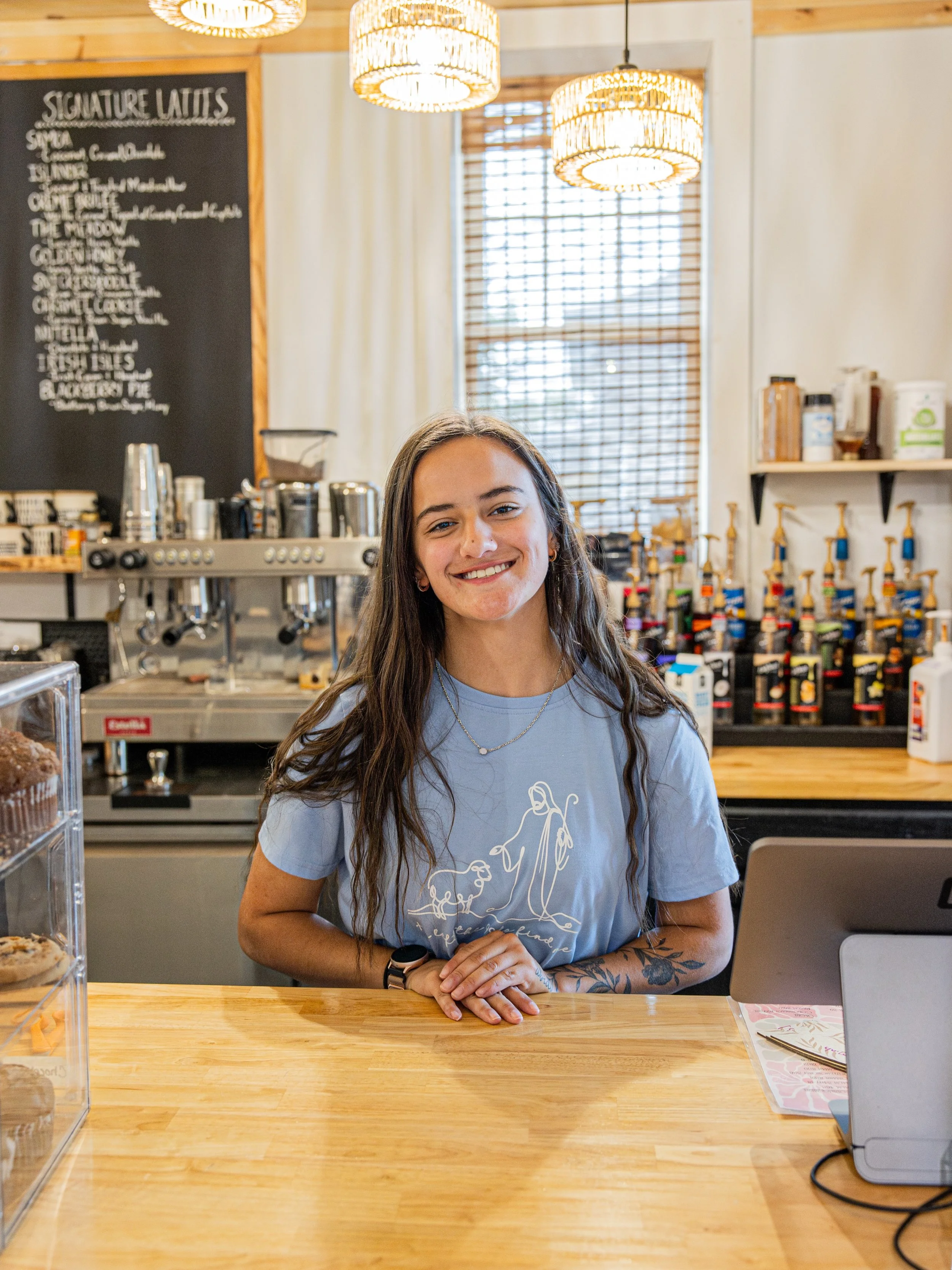 Please give a warm welcome to Myah, a wonderful addition to our barista team!

&ldquo;Hi, my name is Myah! I enjoy serving as a youth leader at church and leading others in worship. I am excited to show the love of Christ through coffee and connect w