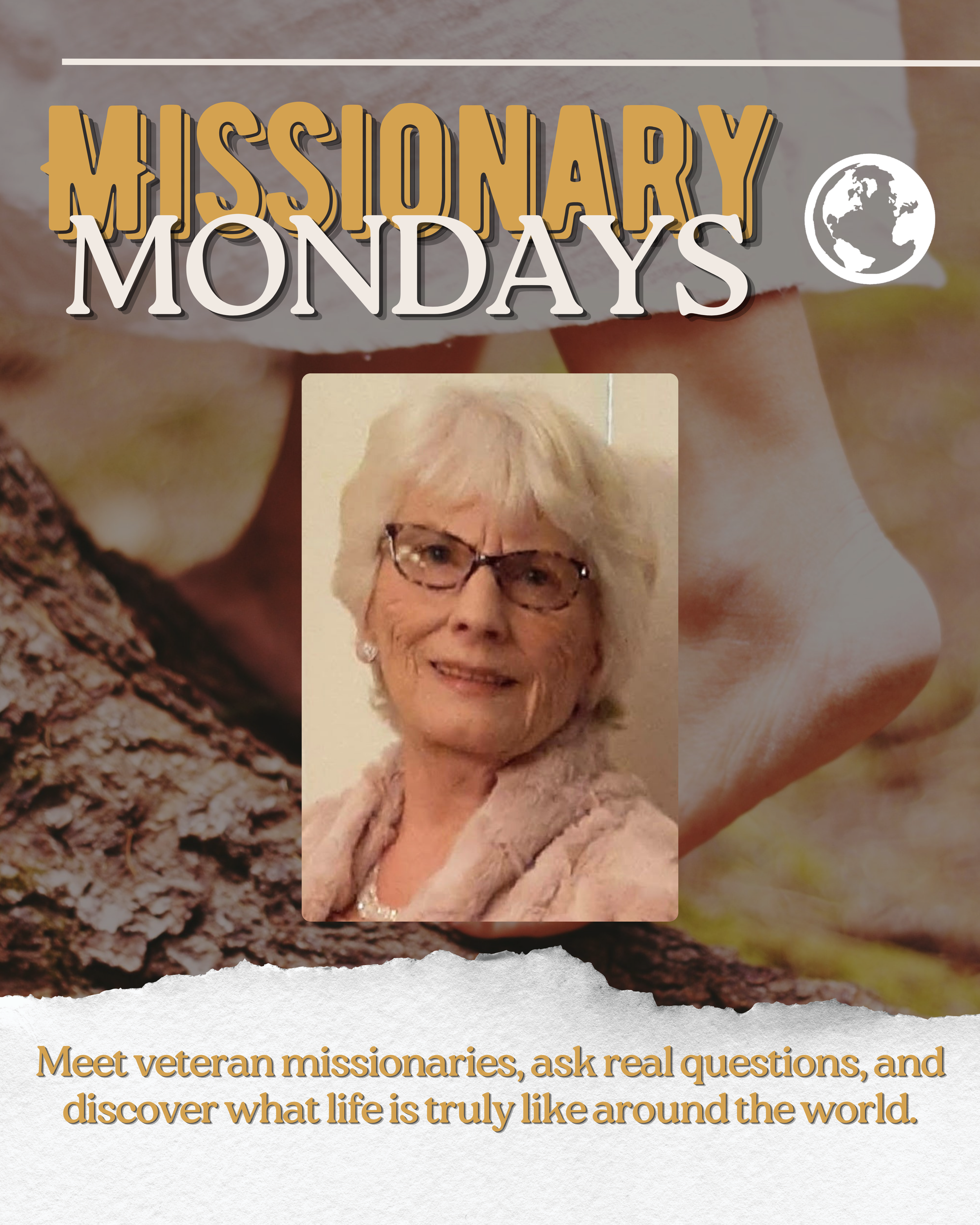 Missionary Monday with Norma Rickert who served as a missionary in Uganda and Kenya.