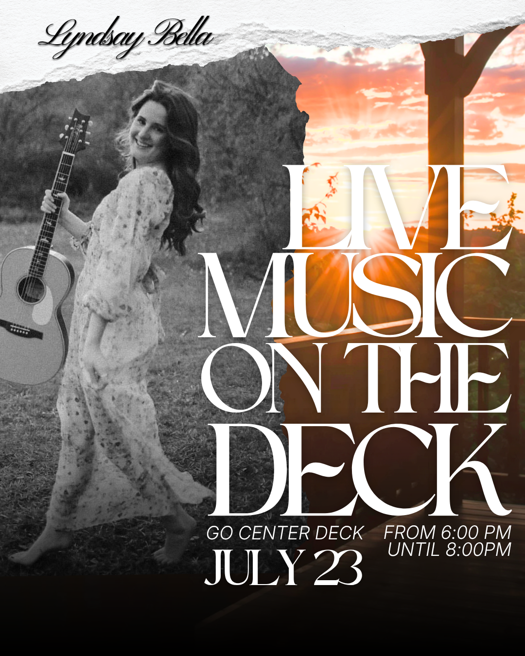 Music Night on the Deck with Lyndsay Bella
