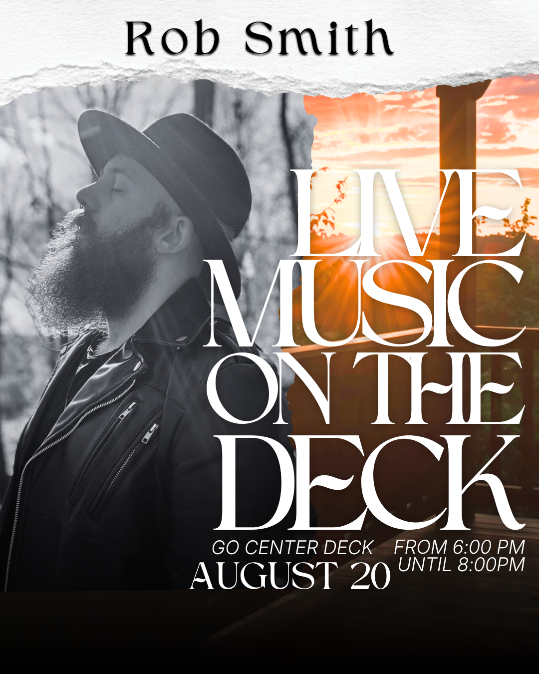 Music Night on the Deck with Rob Smith