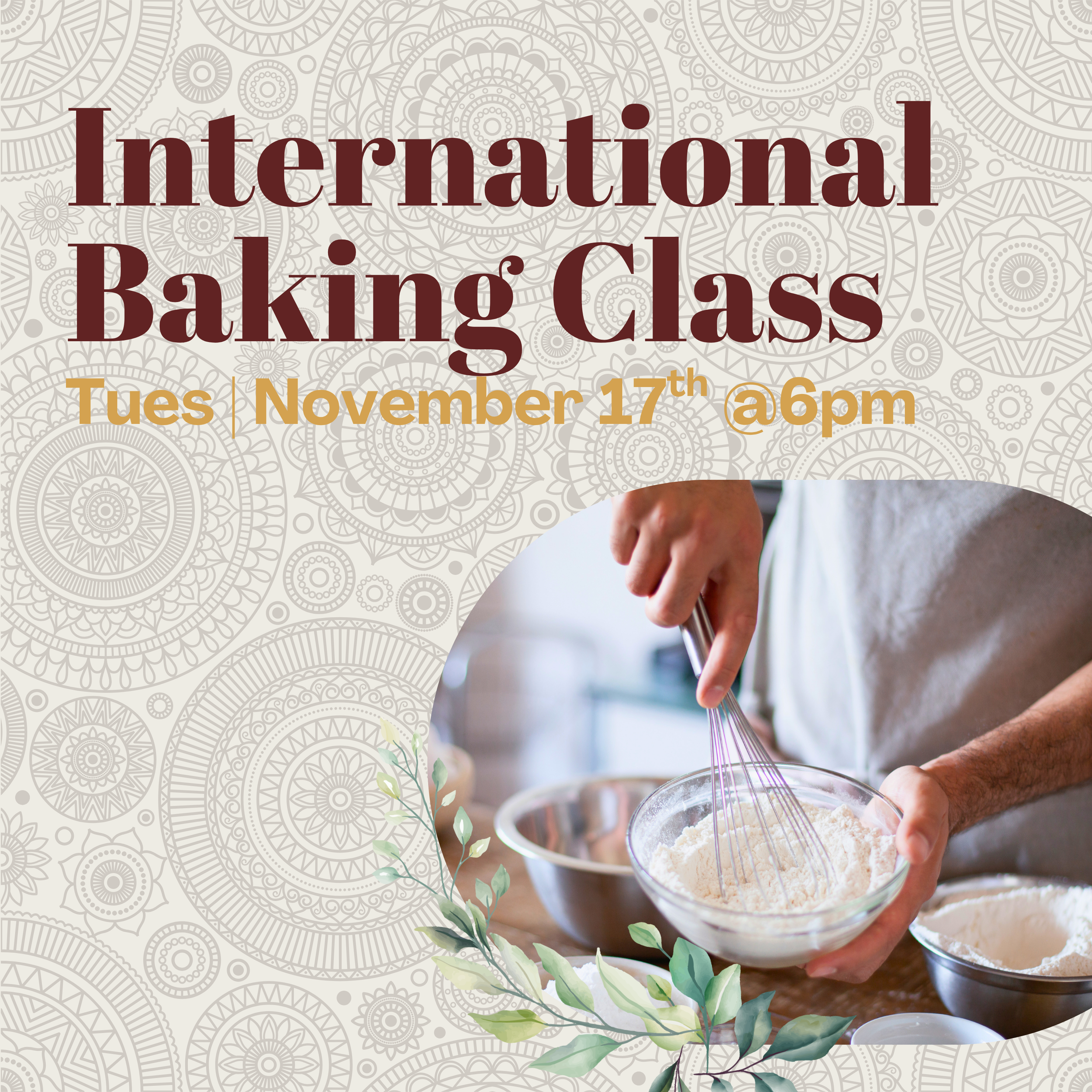 International Baking Class