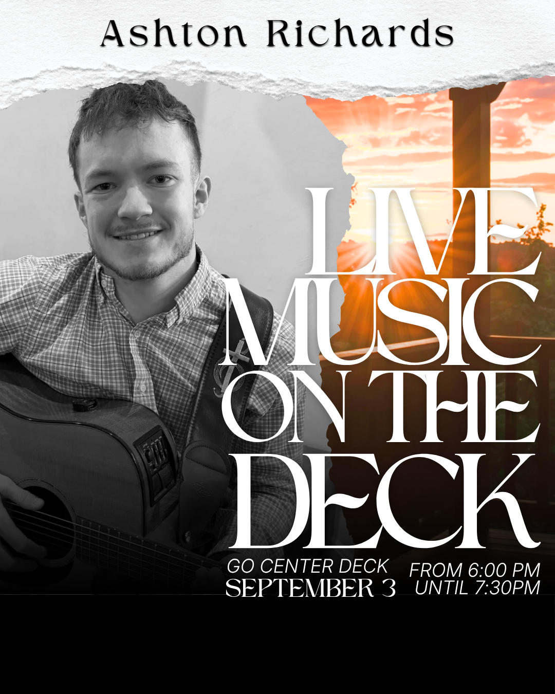 Music Night on the Deck with Ashton Richards