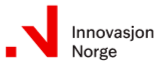Logo of Innovation Norway, featuring a red stylized check mark and the text 'Innovation Norway' in black.