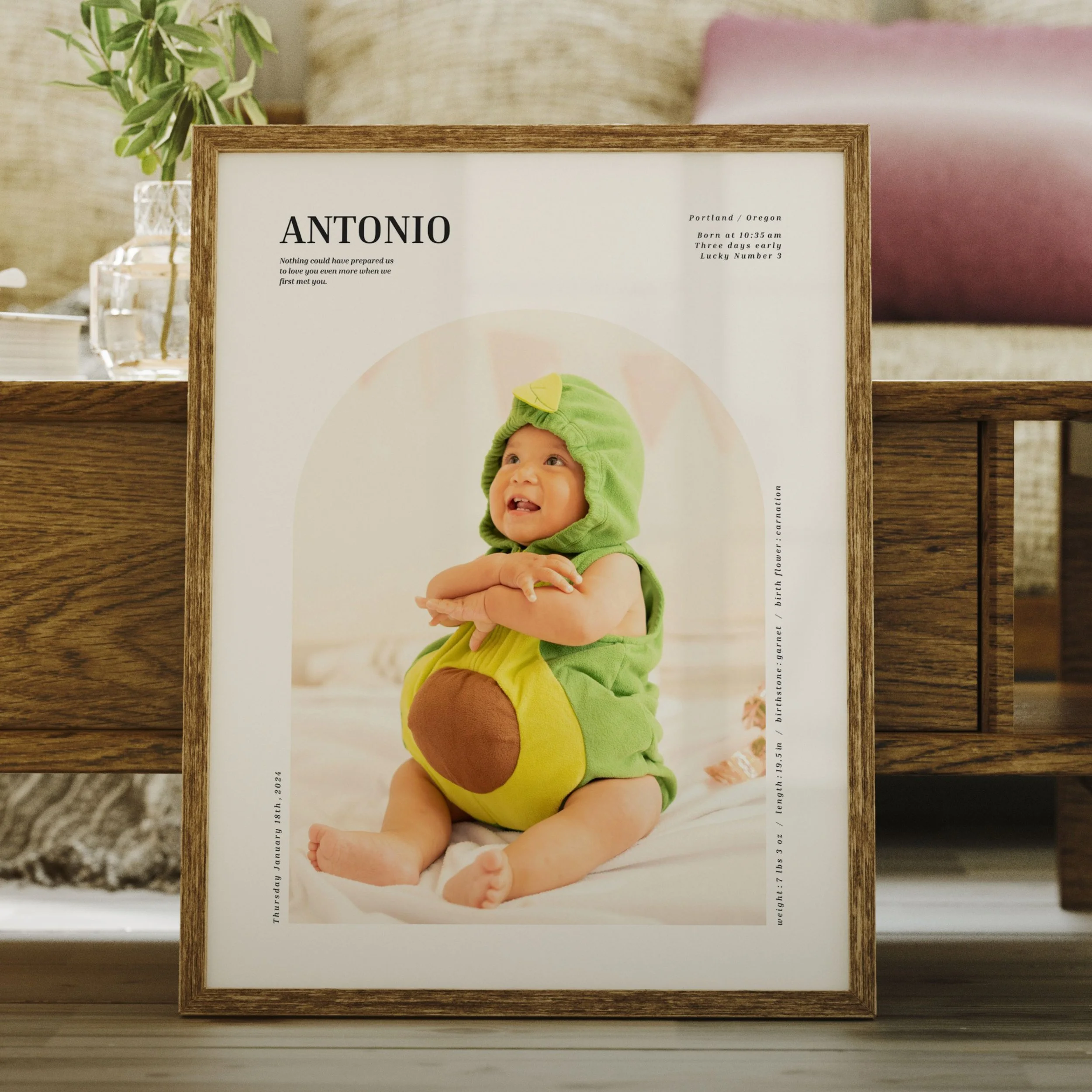 Vintage Birth Stat (digital)