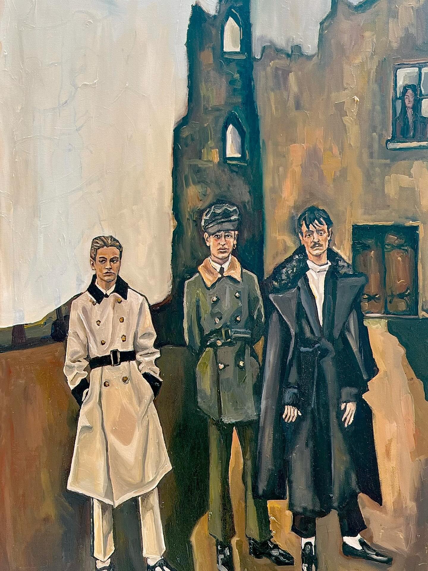 New painting just dropped on website 🧥 🔥 
Link in bio x 
https://juliettemorrisonart.eu