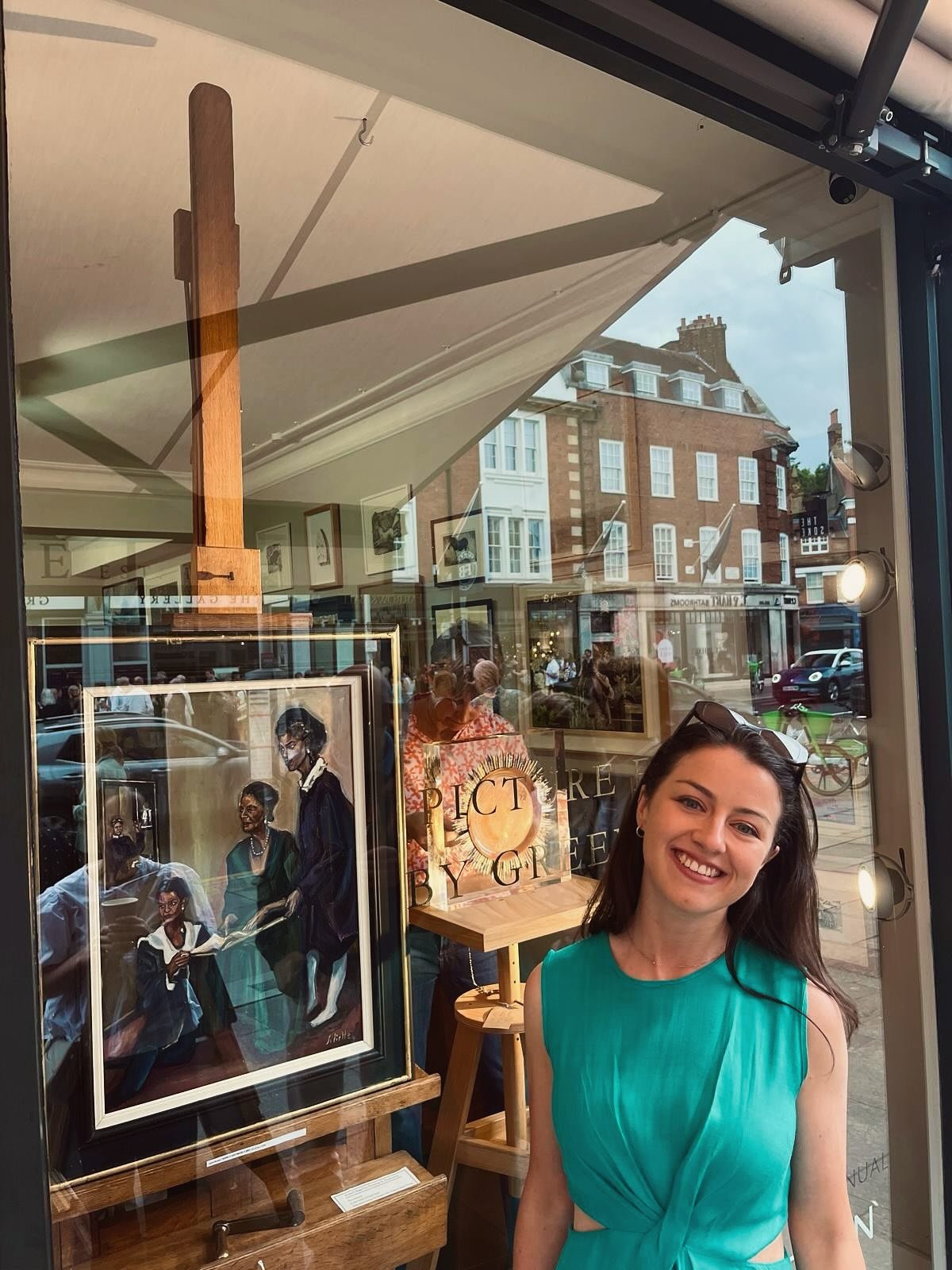 Delighted to have been selected to exhibit my painting at the Green &amp; Stone Summer Exhibition again this year 😎😎😎 🌞 Check it out if you&rsquo;re in the area, it&rsquo;s on show until August 28th Xxx