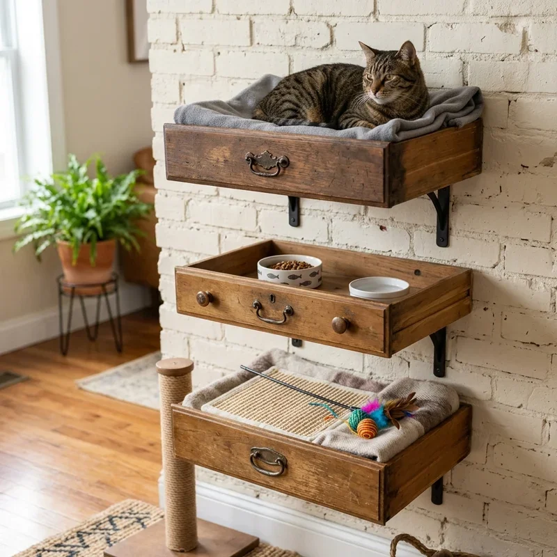 DIY Cat Shelf Ideas
