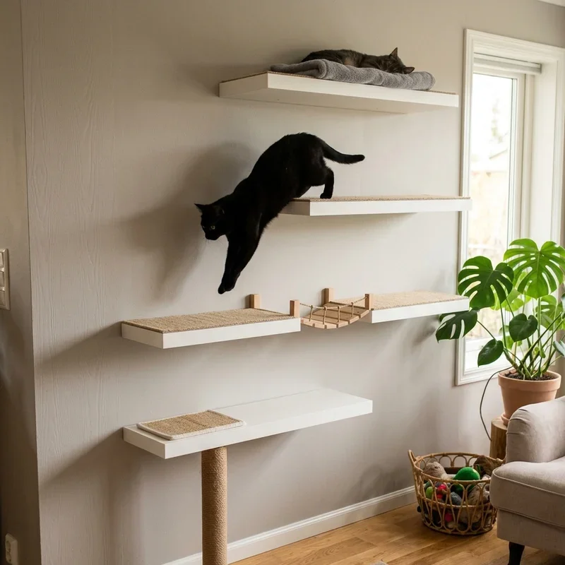 DIY Cat Shelf Ideas