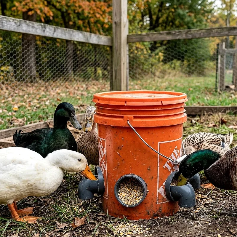 Duck Feeder Ideas